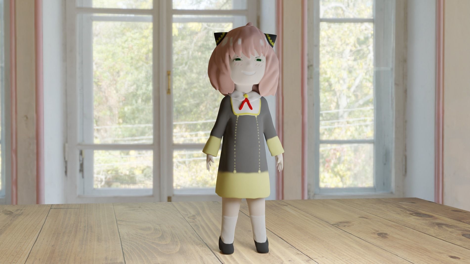 Anya 3D Ready Print Model 3D print model_31