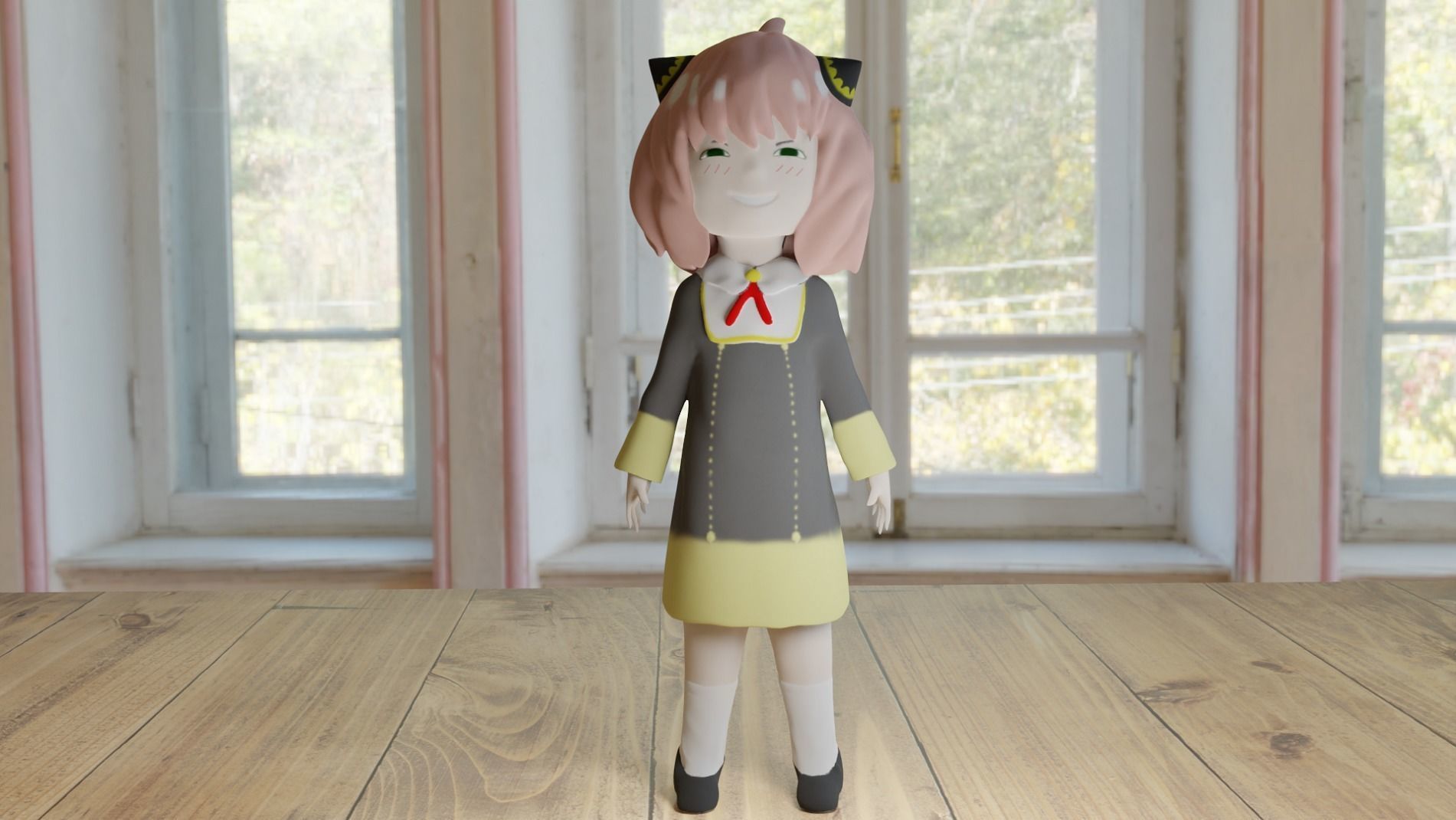 Anya 3D Ready Print Model 3D print model_29