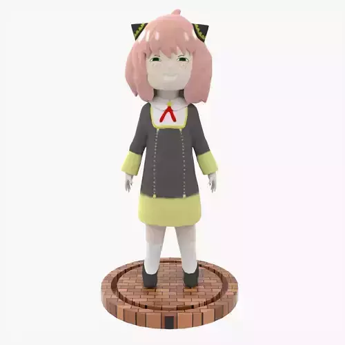 Anya 3D Ready Print Model