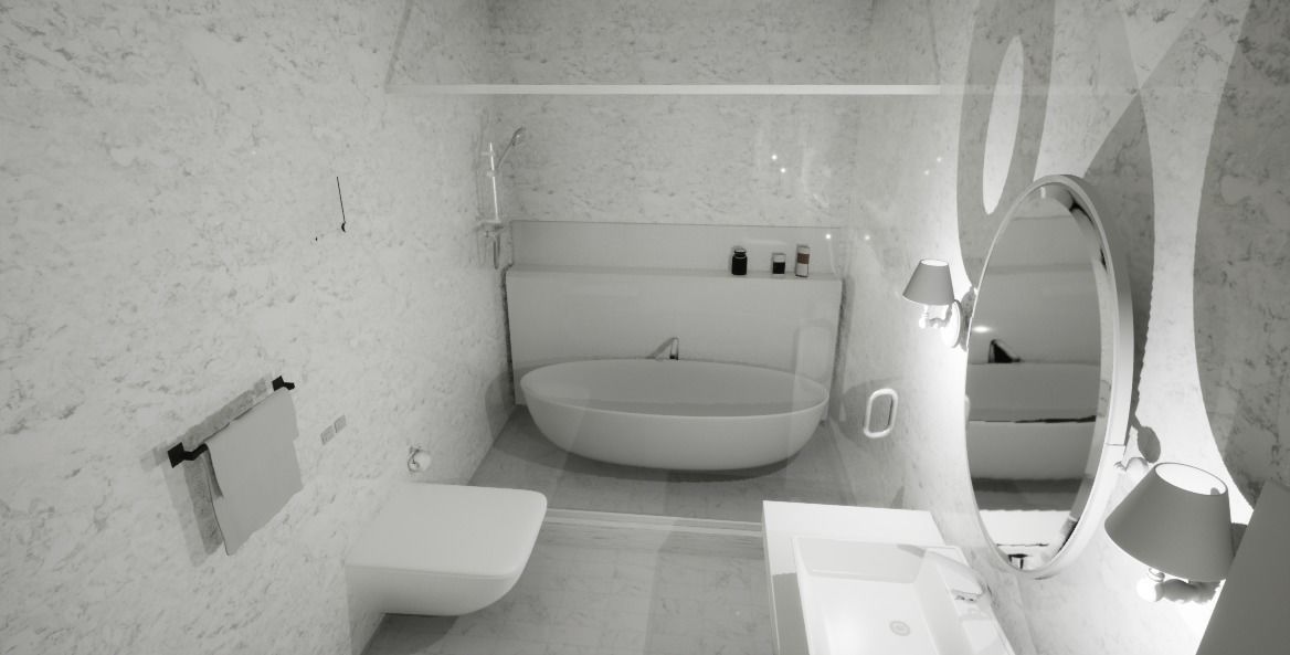 Modern Korea Style aparment interior 3D model_3