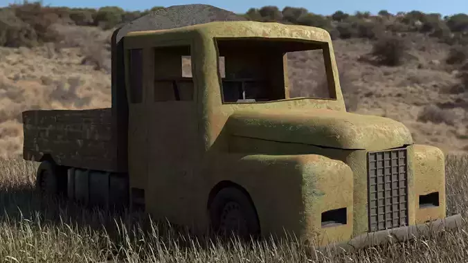 Rusted Abandoned Truck