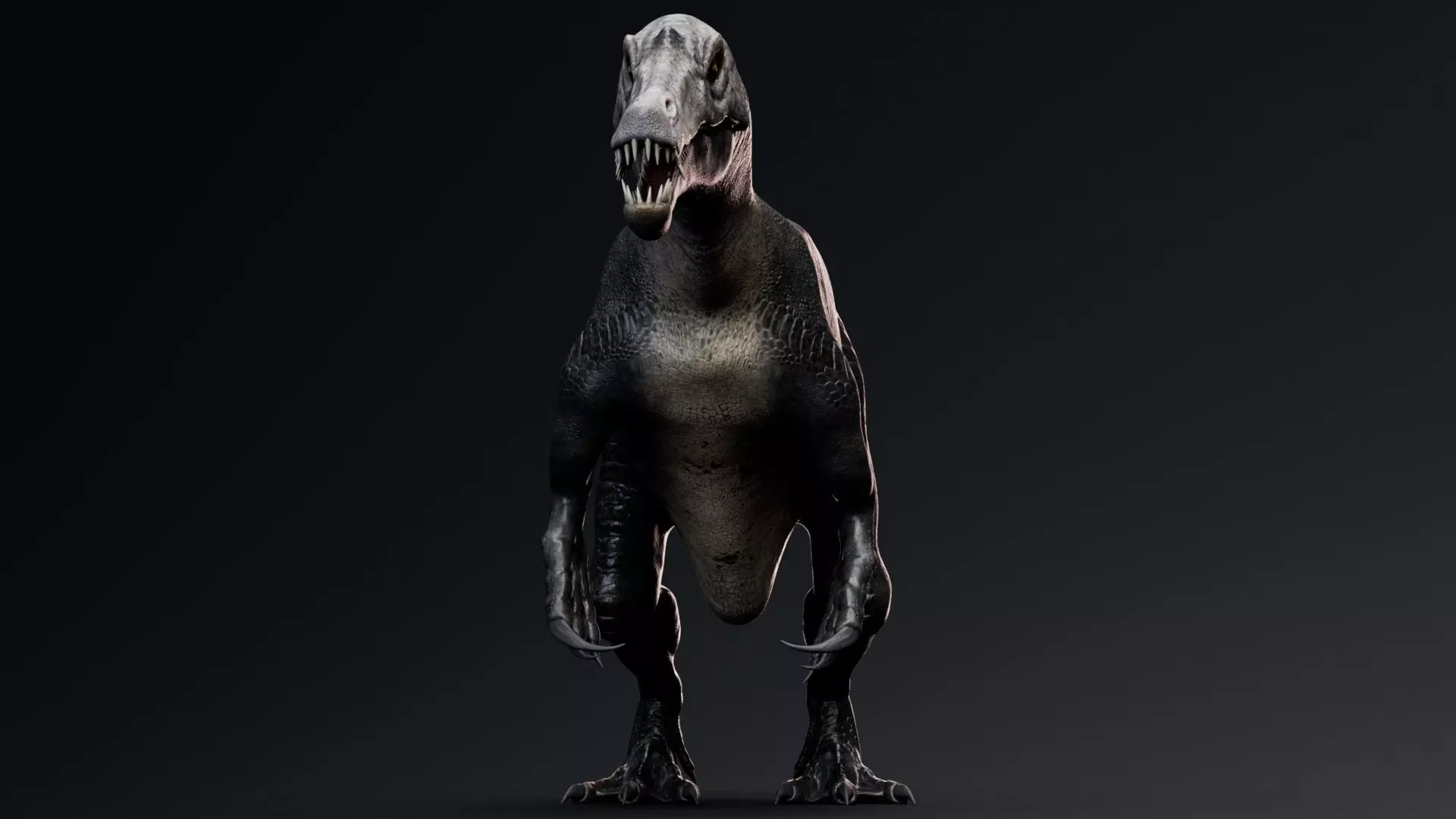 Dinosaur Baryonyx Walkeri Unreal Engine and Unity Project Low-poly 3D model_0