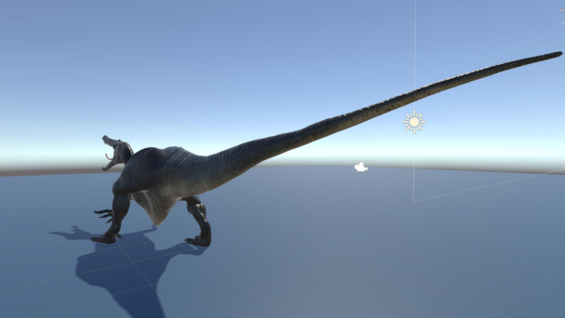 Dinosaur Baryonyx Walkeri Unreal Engine and Unity Project Low-poly 3D model_30