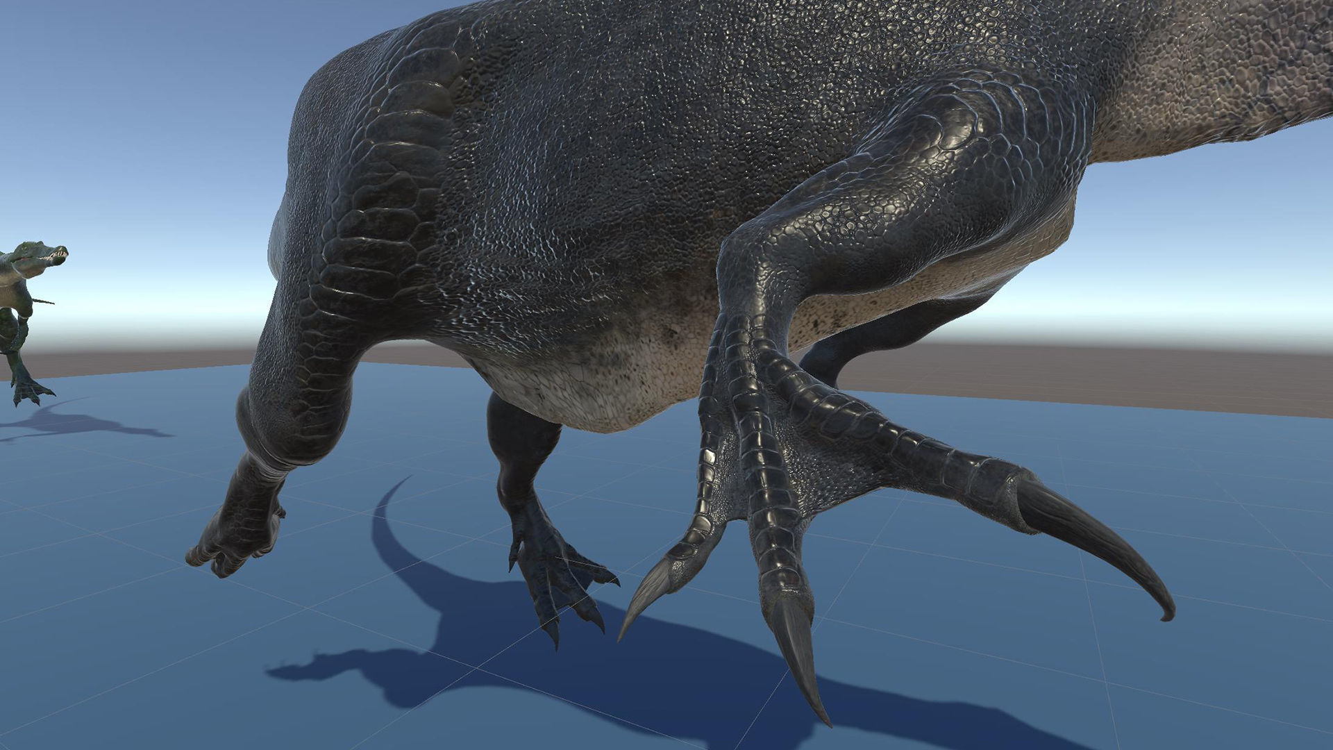 Dinosaur Baryonyx Walkeri Unreal Engine and Unity Project Low-poly 3D model_27