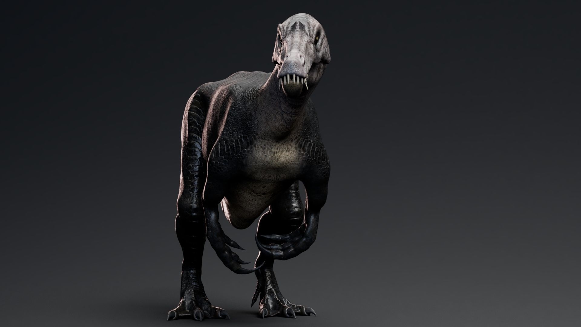 Dinosaur Baryonyx Walkeri Unreal Engine and Unity Project Low-poly 3D model_5