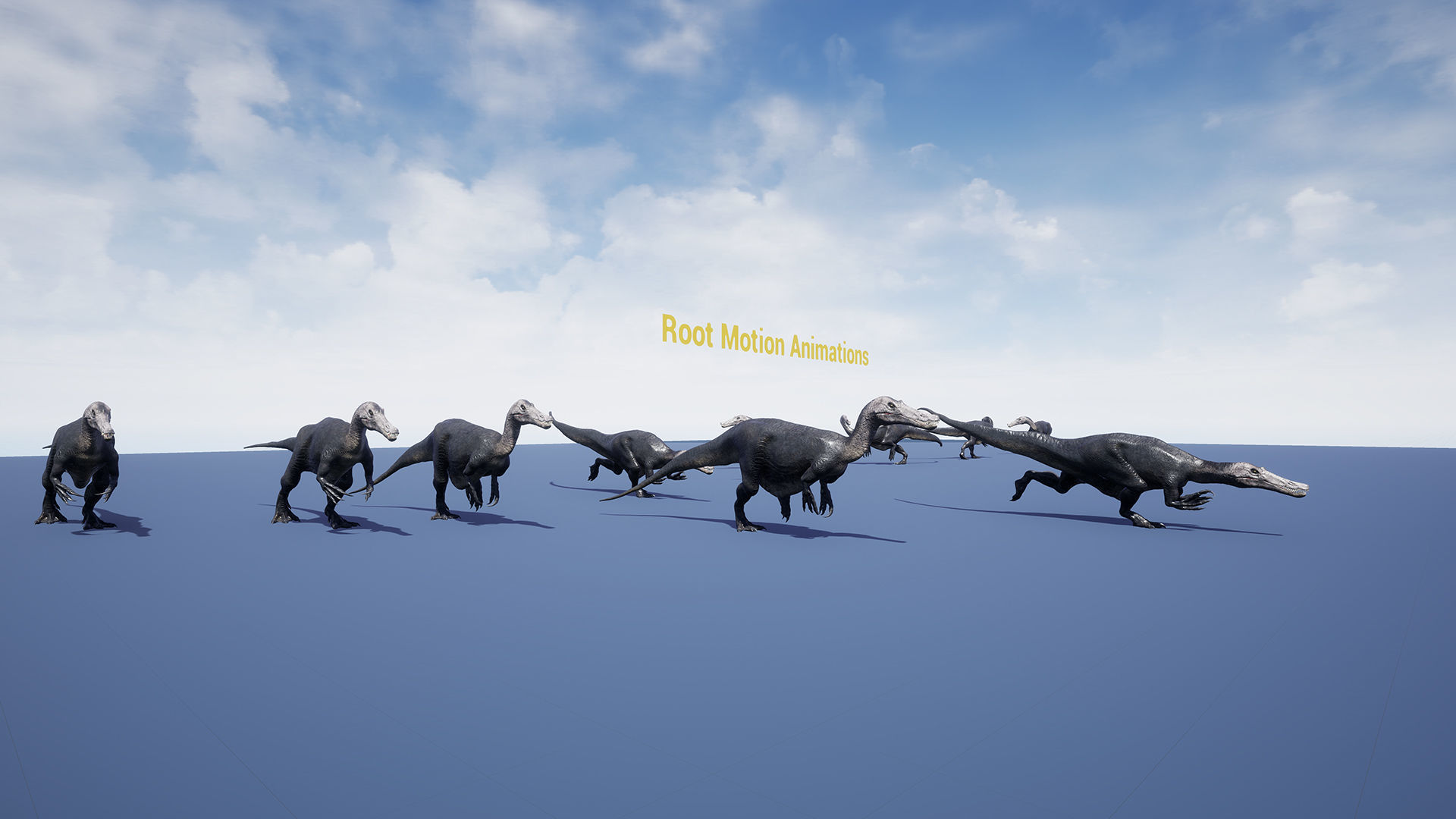 Dinosaur Baryonyx Walkeri Unreal Engine and Unity Project Low-poly 3D model_21