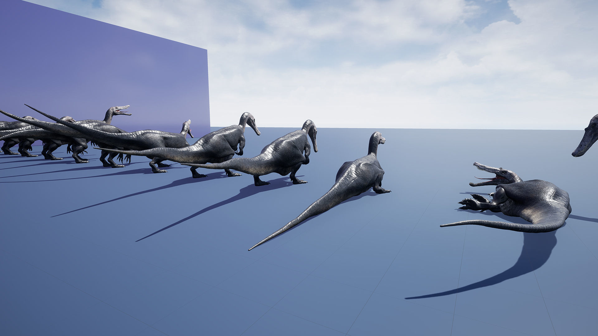 Dinosaur Baryonyx Walkeri Unreal Engine and Unity Project Low-poly 3D model_13