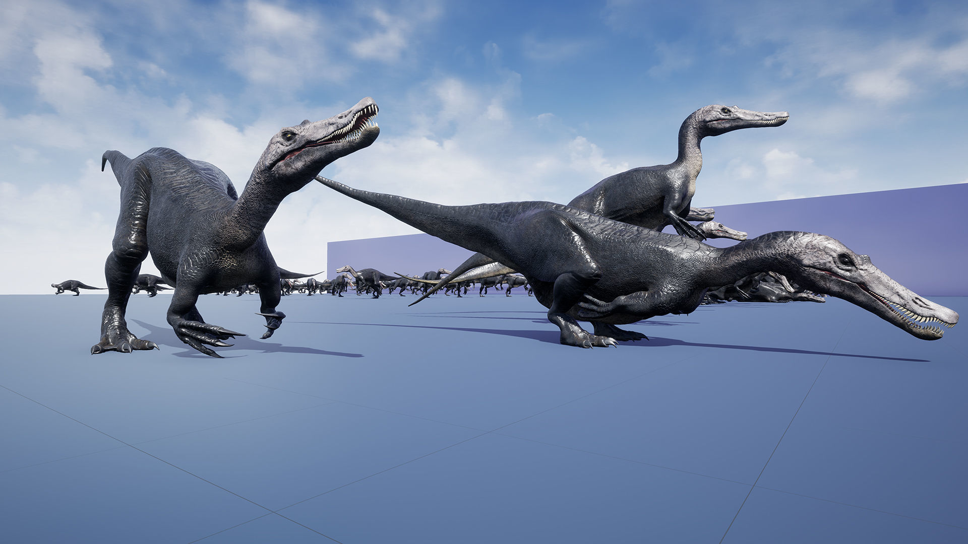 Dinosaur Baryonyx Walkeri Unreal Engine and Unity Project Low-poly 3D model_15