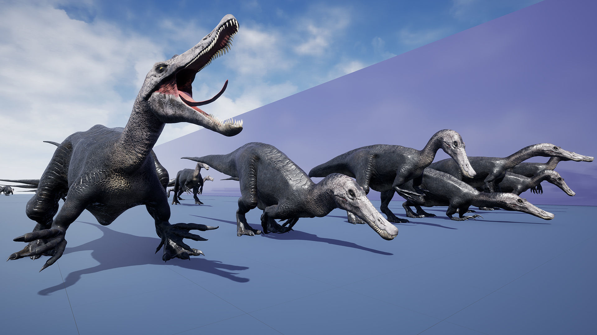 Dinosaur Baryonyx Walkeri Unreal Engine and Unity Project Low-poly 3D model_11