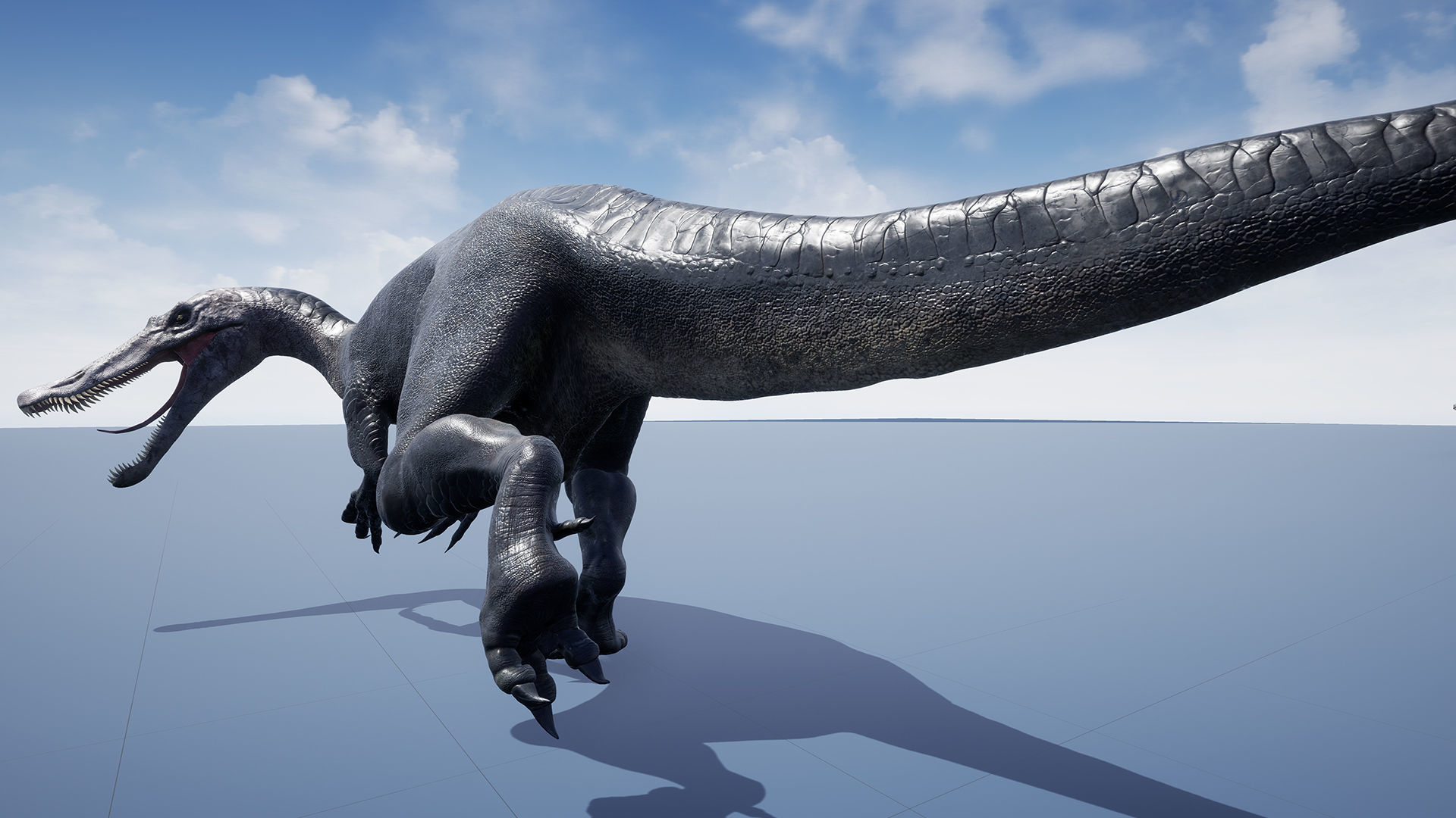 Dinosaur Baryonyx Walkeri Unreal Engine and Unity Project Low-poly 3D model_20