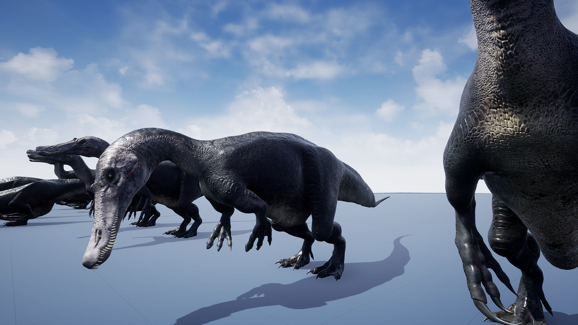 Dinosaur Baryonyx Walkeri Unreal Engine and Unity Project Low-poly 3D model_17