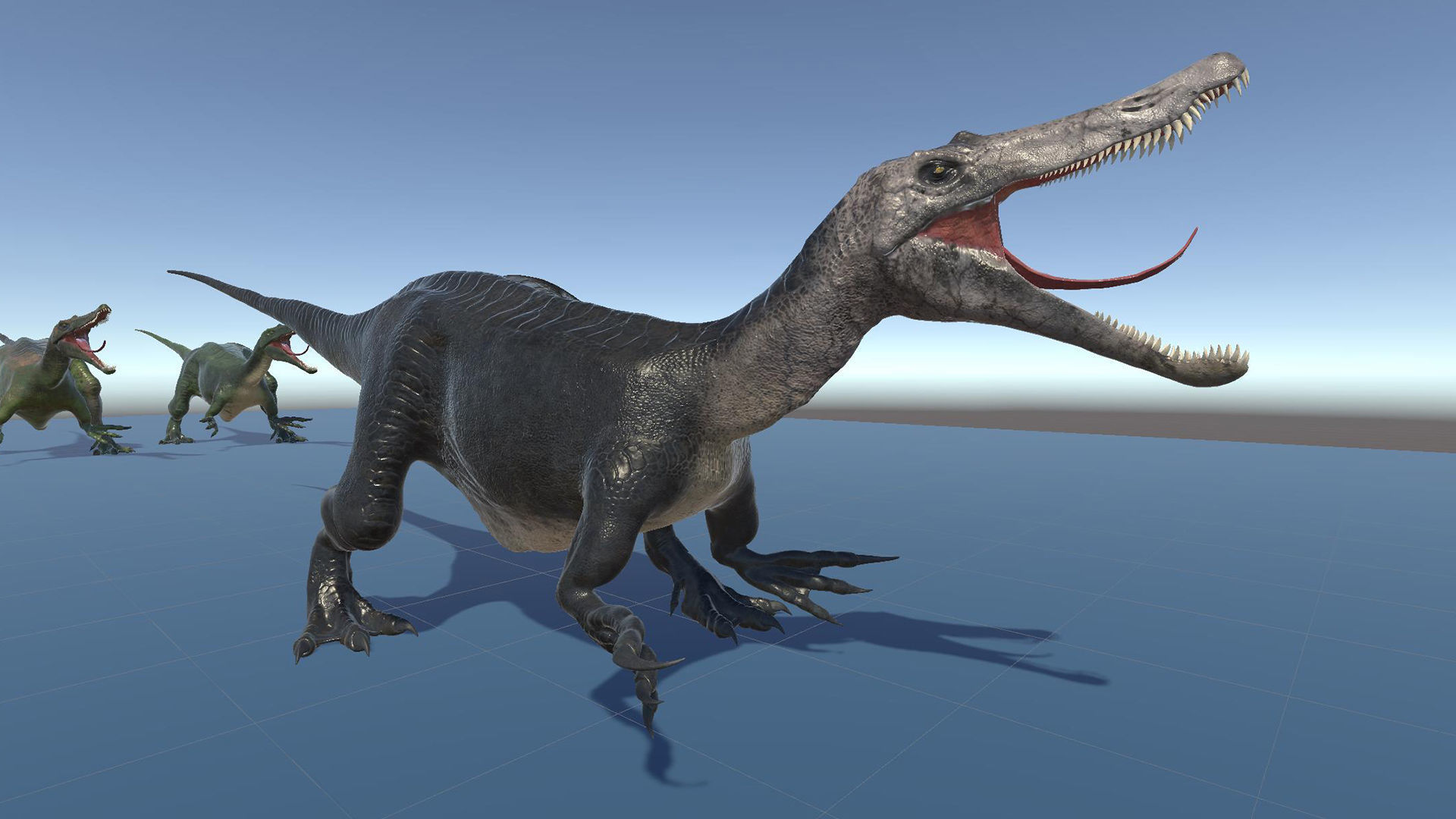 Dinosaur Baryonyx Walkeri Unreal Engine and Unity Project Low-poly 3D model_29