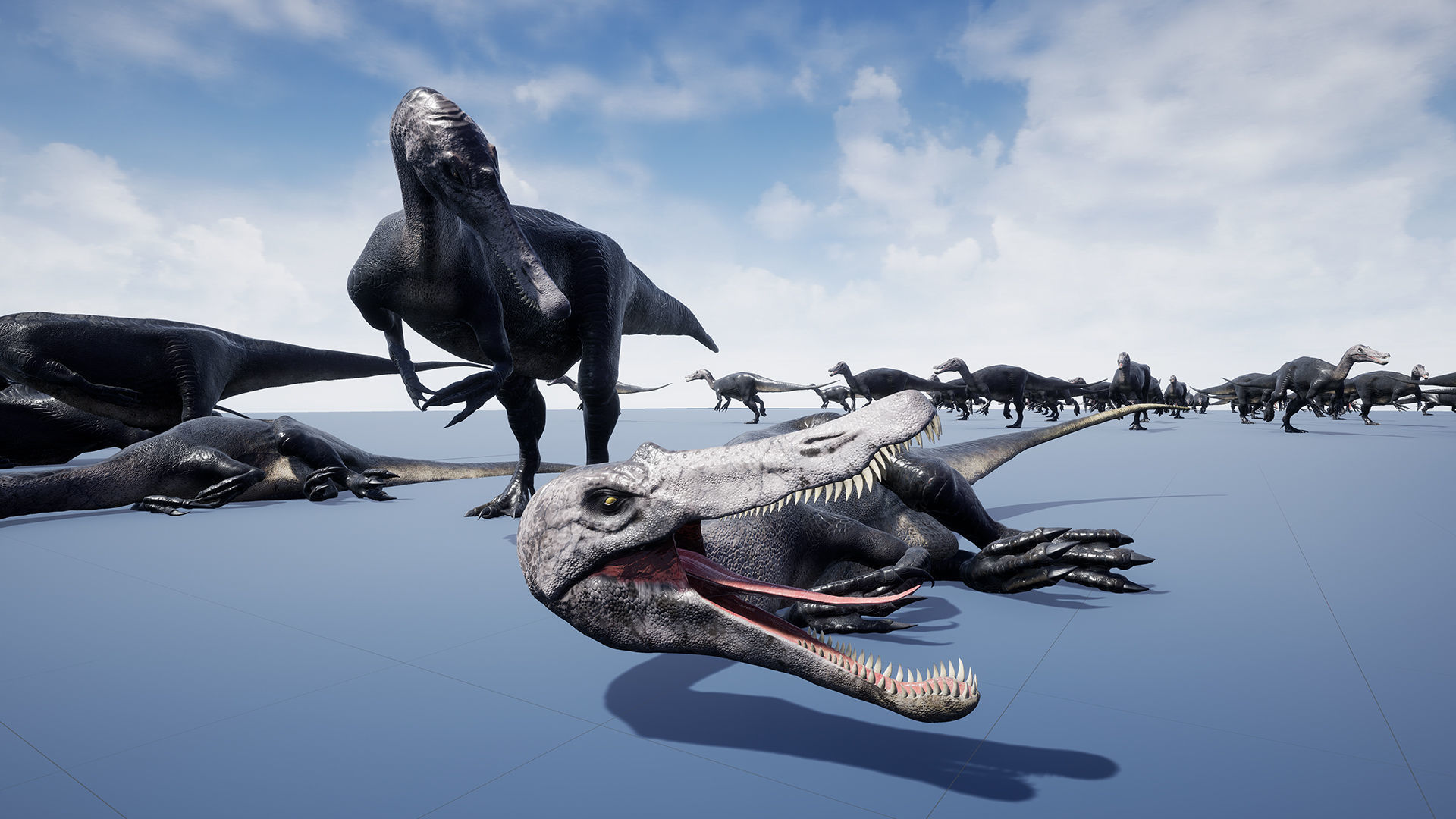Dinosaur Baryonyx Walkeri Unreal Engine and Unity Project Low-poly 3D model_12