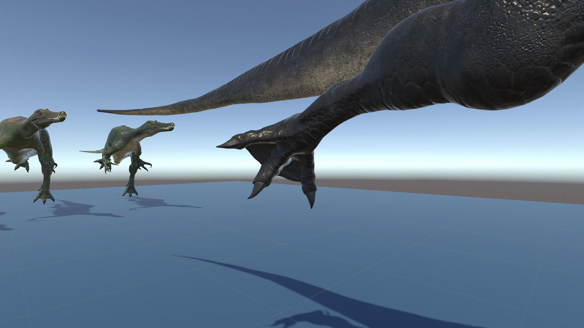 Dinosaur Baryonyx Walkeri Unreal Engine and Unity Project Low-poly 3D model_26