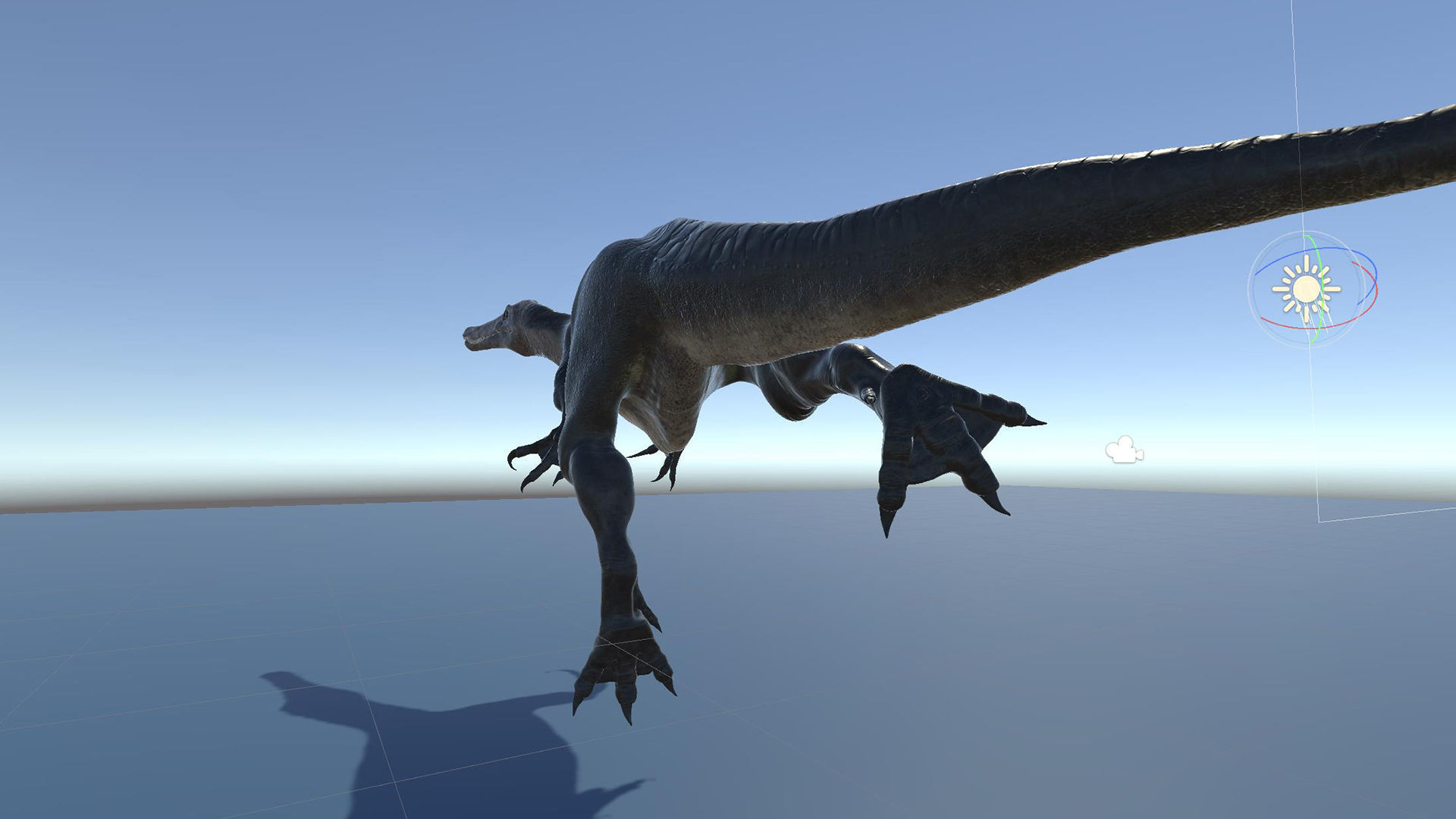Dinosaur Baryonyx Walkeri Unreal Engine and Unity Project Low-poly 3D model_25