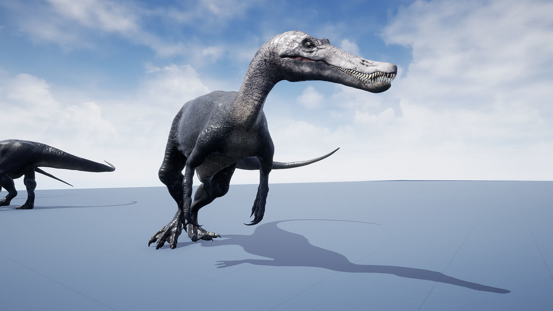 Dinosaur Baryonyx Walkeri Unreal Engine and Unity Project Low-poly 3D model_16