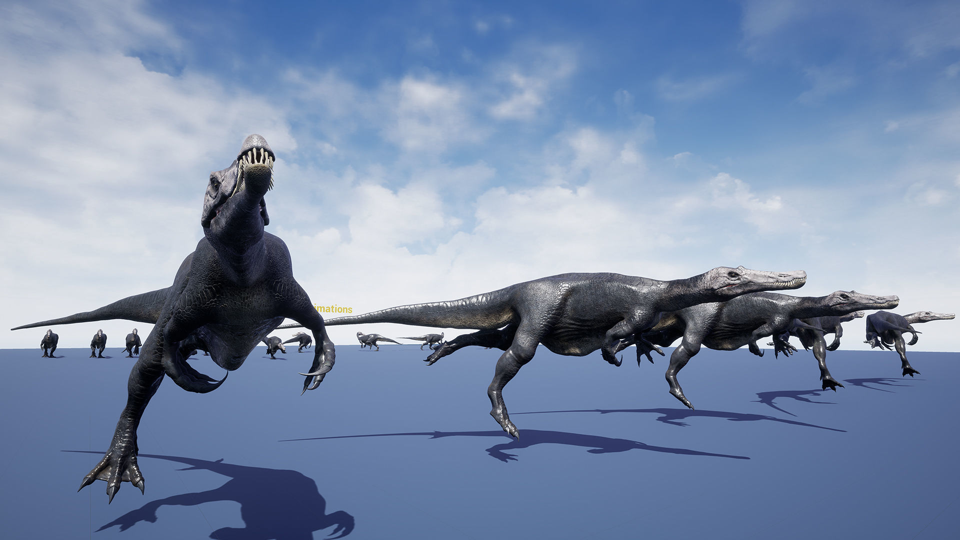 Dinosaur Baryonyx Walkeri Unreal Engine and Unity Project Low-poly 3D model_22