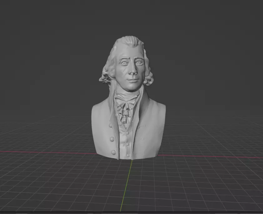 Johann Friedrich Blumenbach 3D print model_0