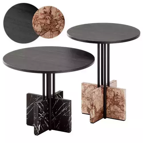 GRAVITY Round Coffee tables set by Favius