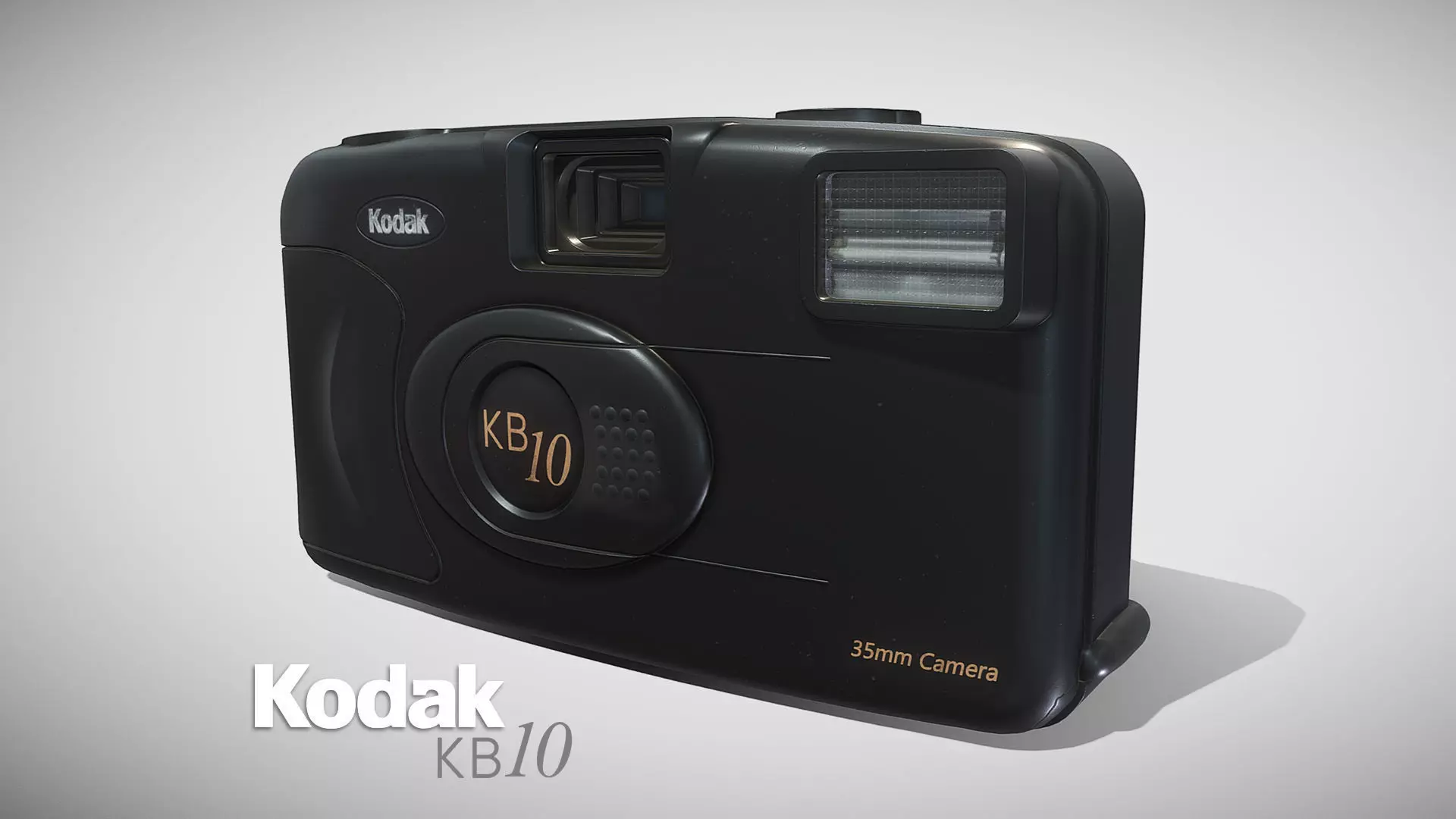Kodak KB10 35MM Camera Game Model Unreal Engine 5 Blender Low-poly 3D model