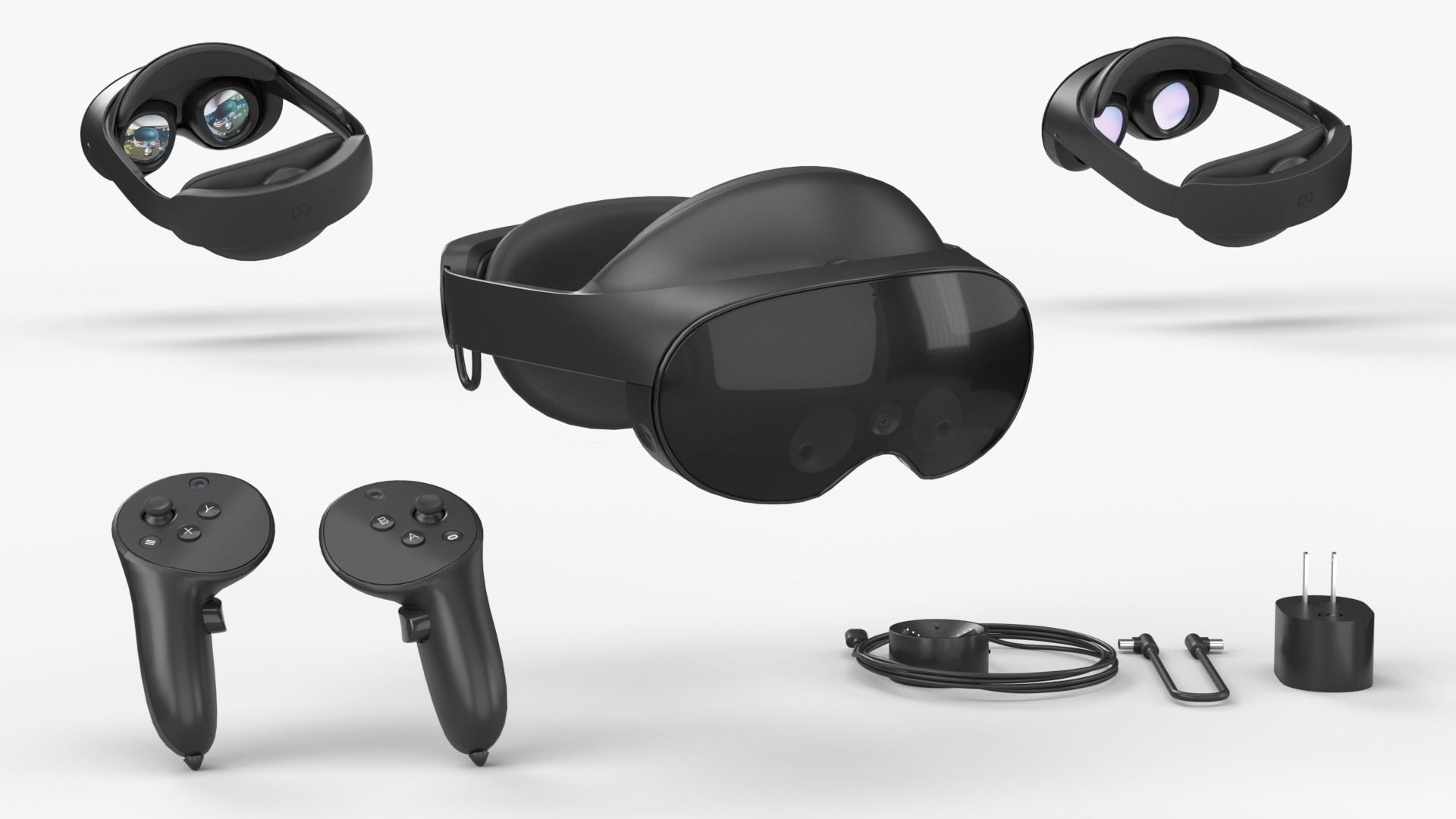 Meta Quest Pro with Meta Quest Touch Pro 3D model_19