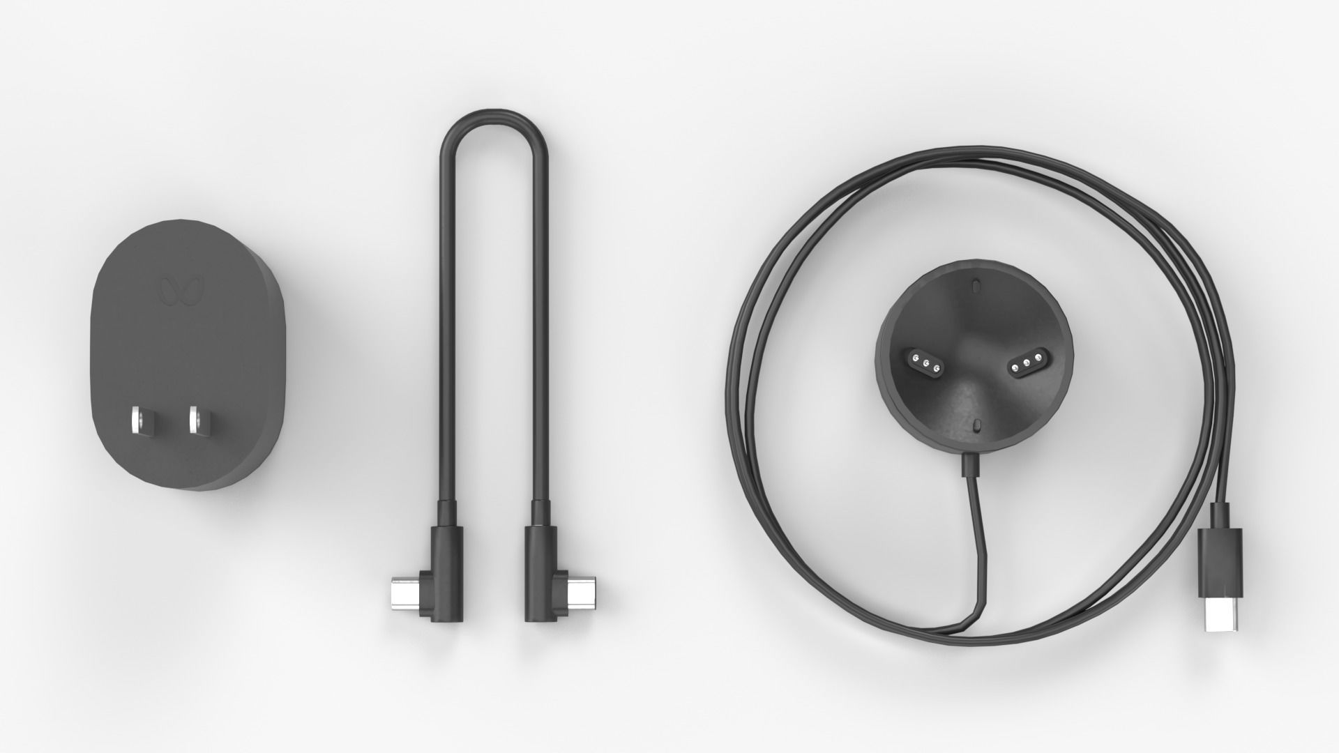 Meta Quest Pro with Meta Quest Touch Pro 3D model_15