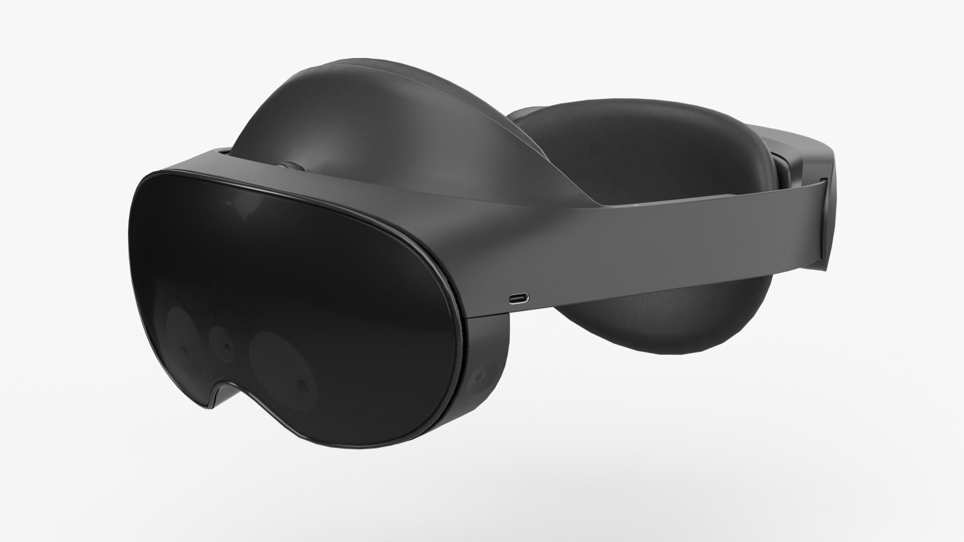 Meta Quest Pro with Meta Quest Touch Pro 3D model_2