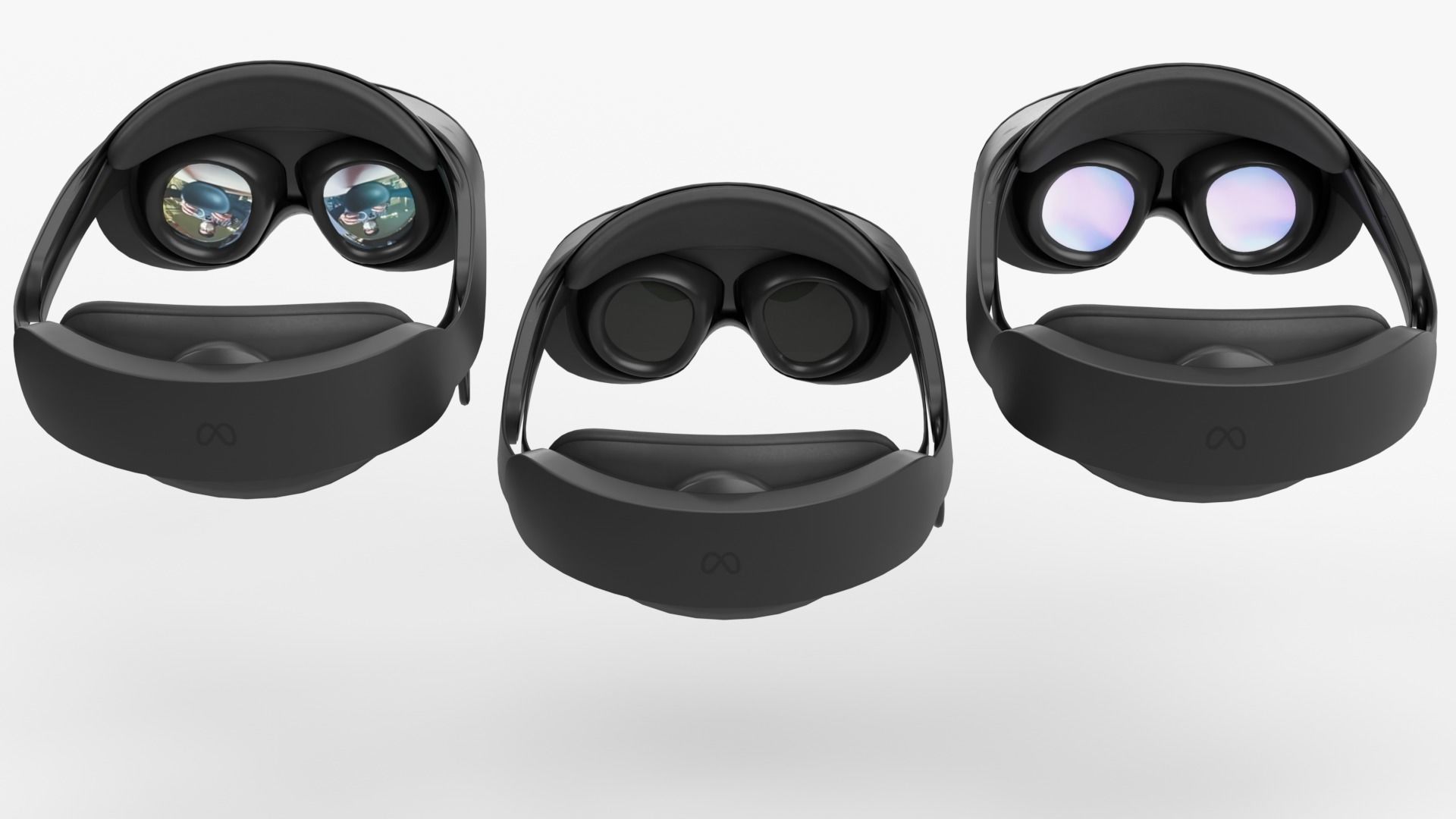 Meta Quest Pro with Meta Quest Touch Pro 3D model_7