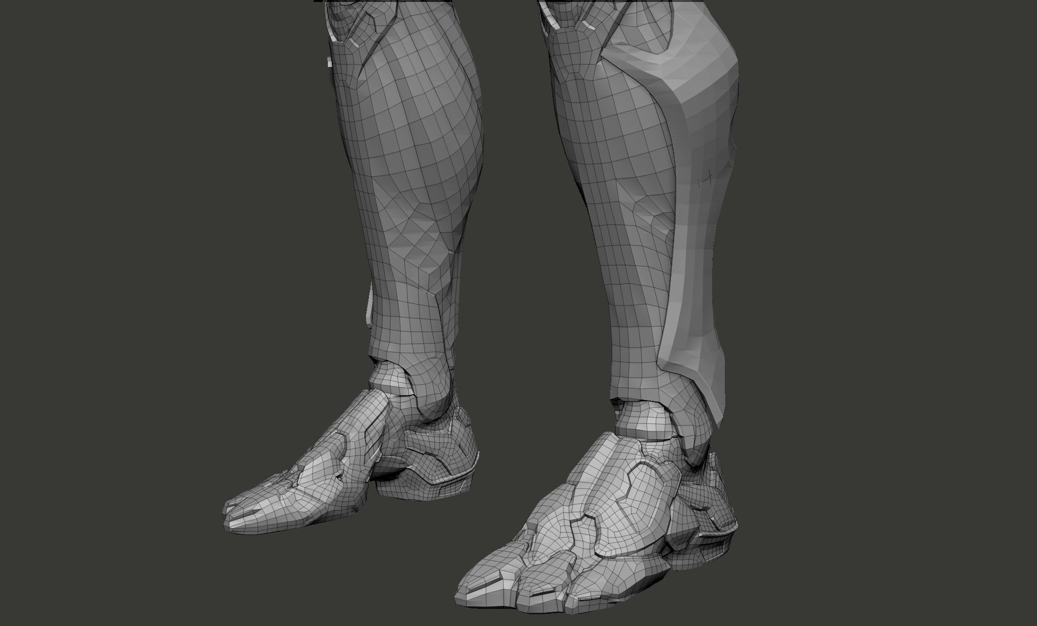 Cyber Ninja Low-poly 3D model_33