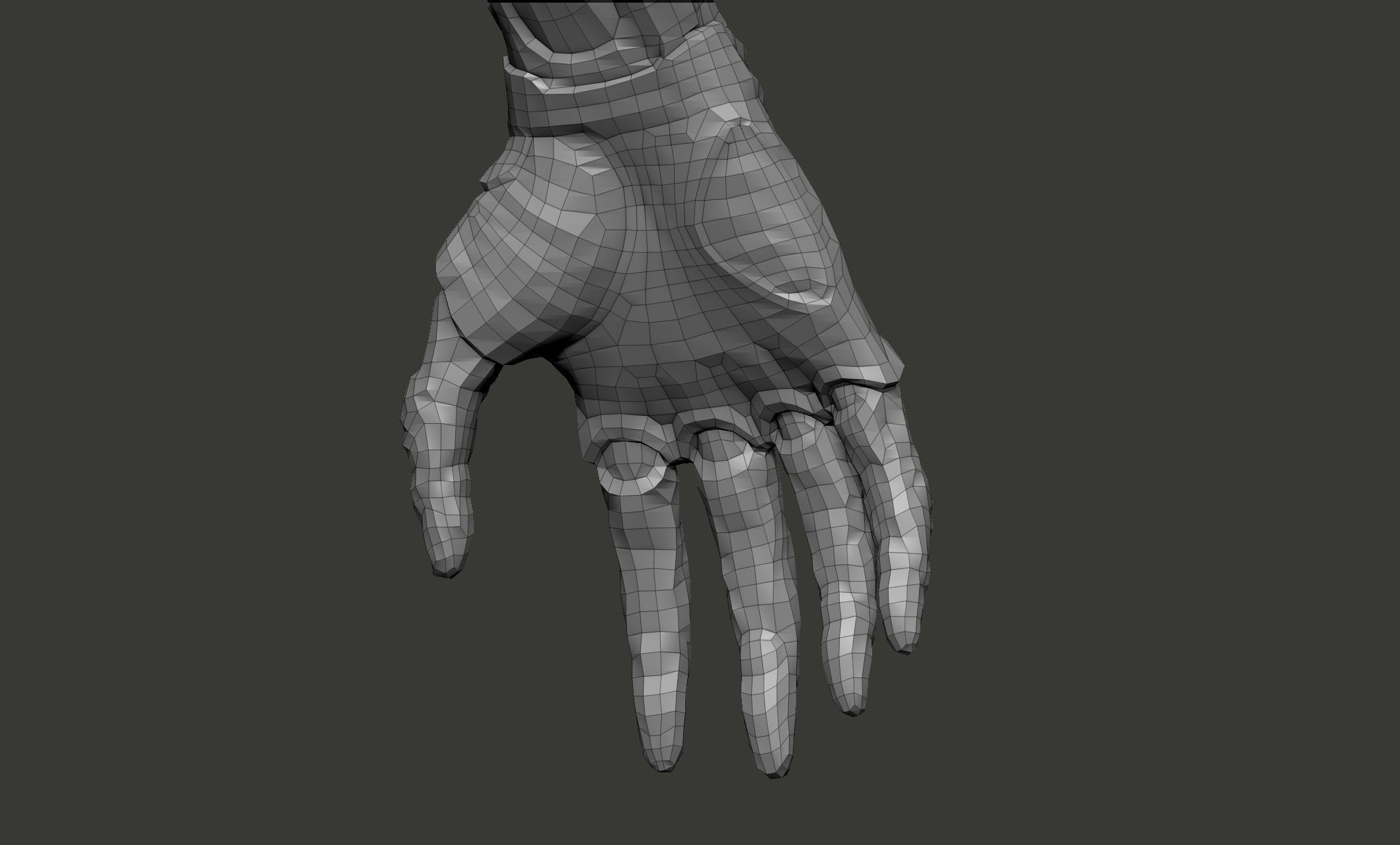 Cyber Ninja Low-poly 3D model_44