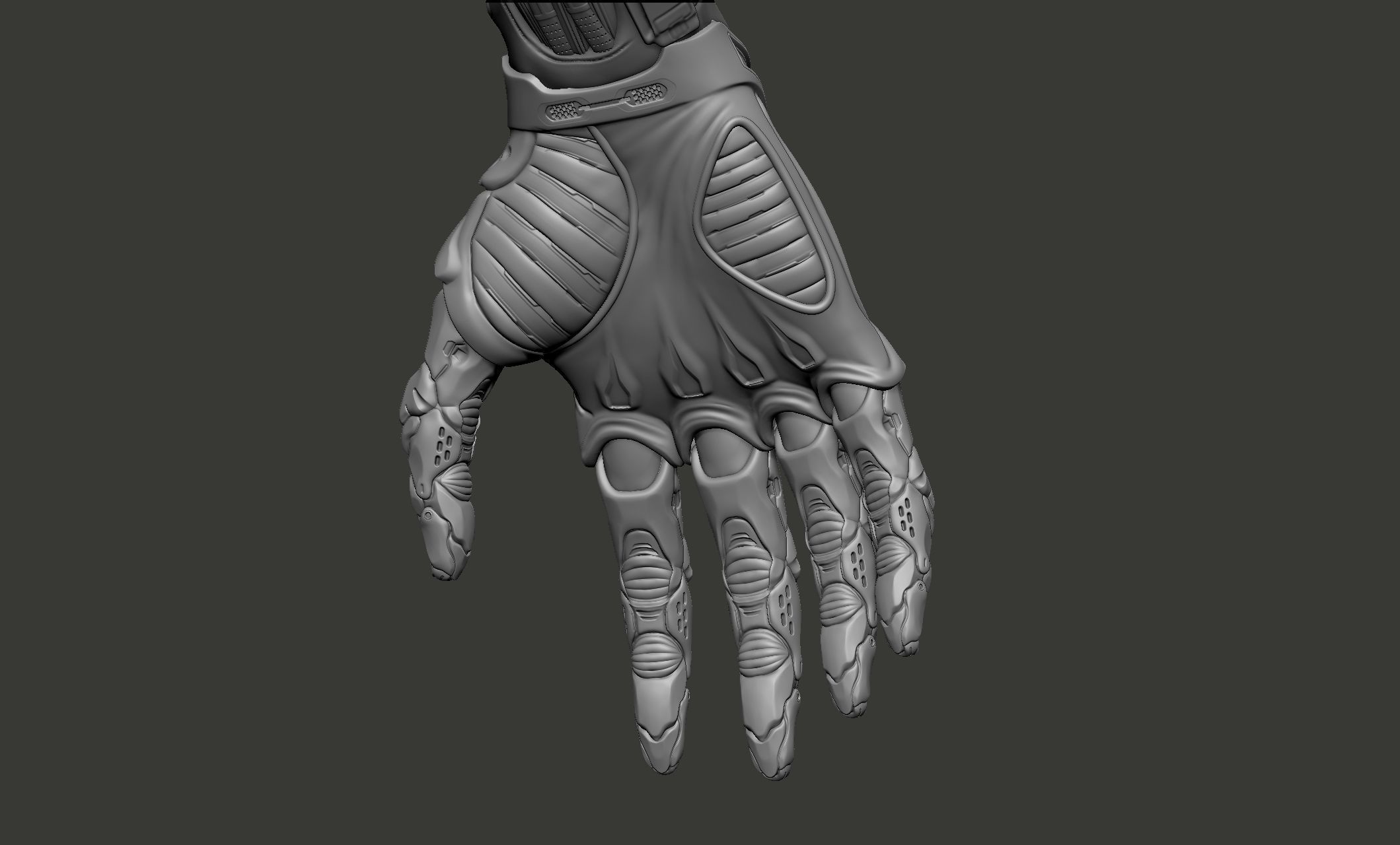 Cyber Ninja Low-poly 3D model_43