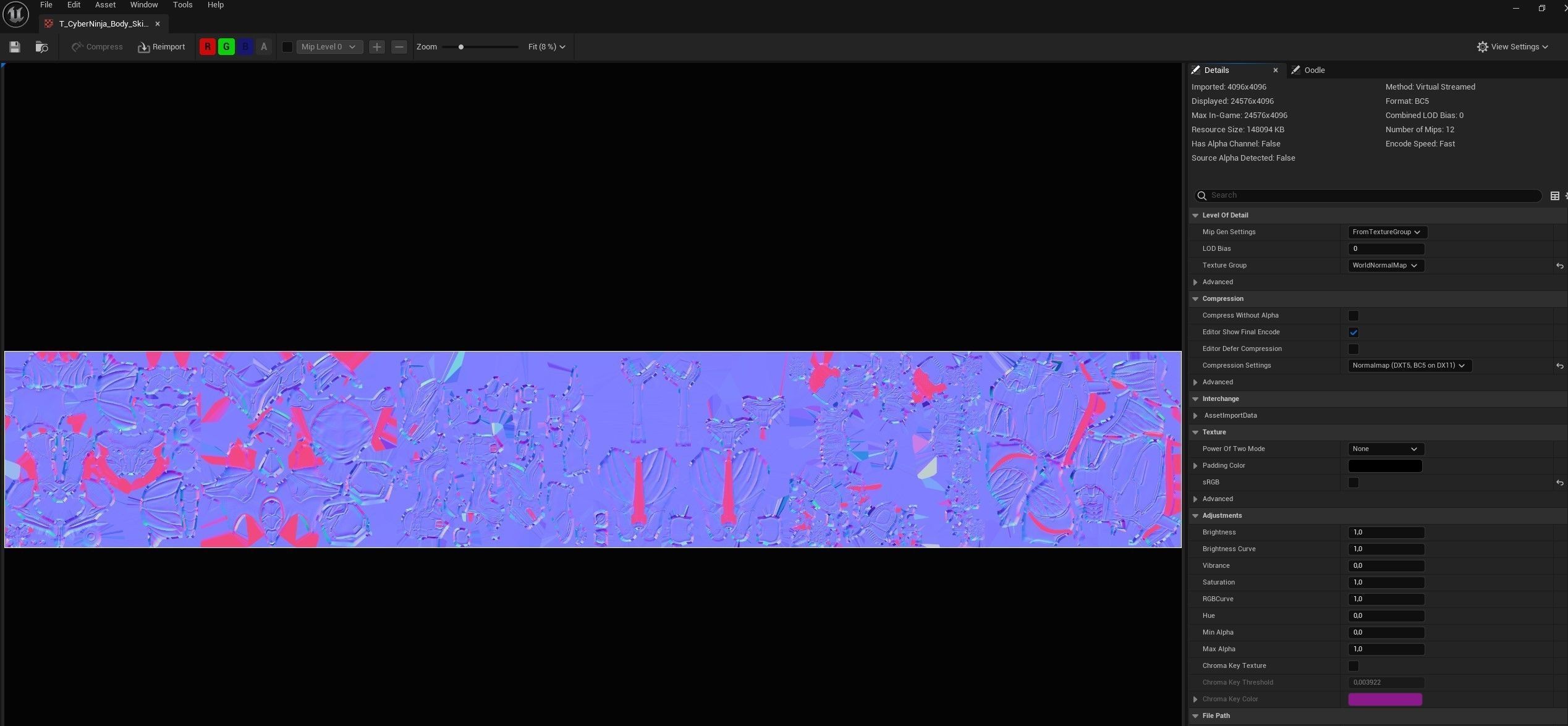 Cyber Ninja Low-poly 3D model_26