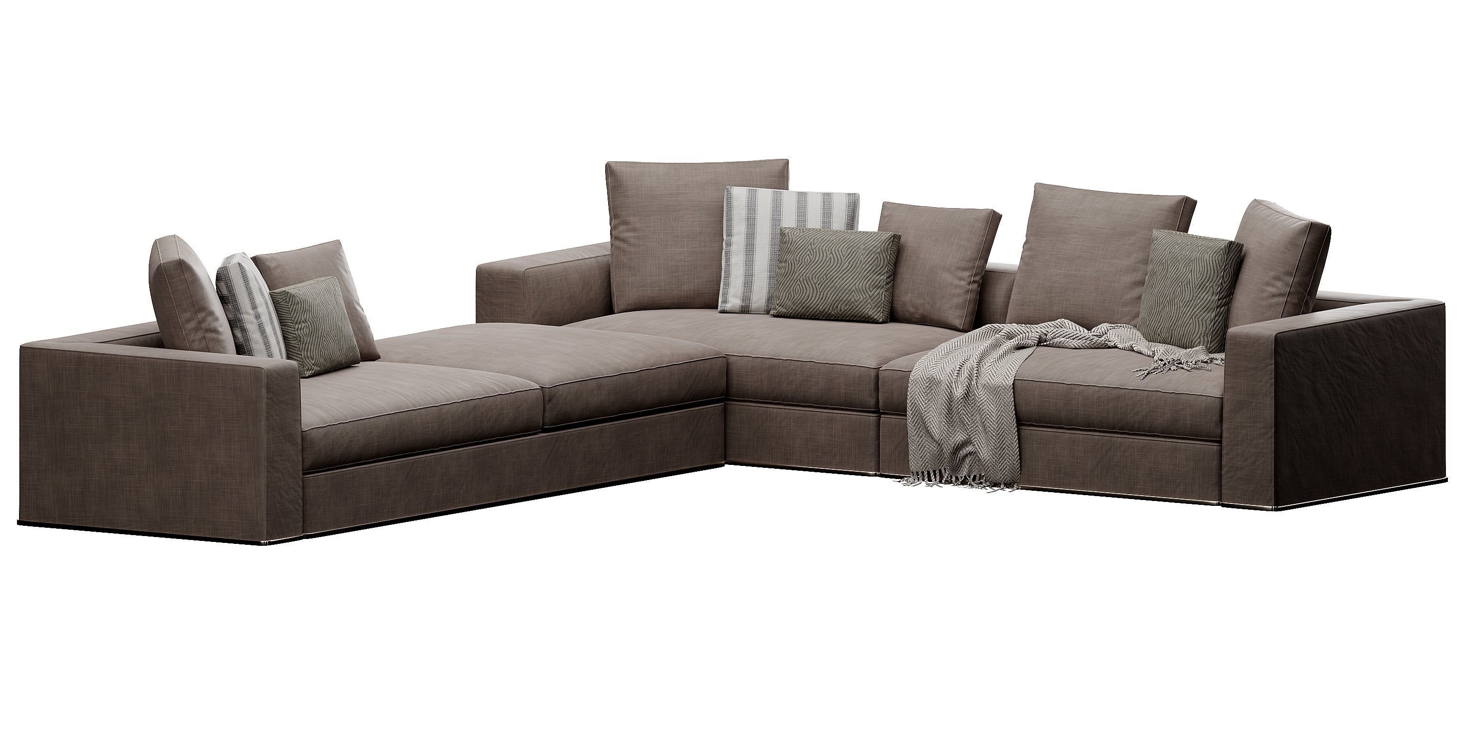 Powell Sofa 3D model_6