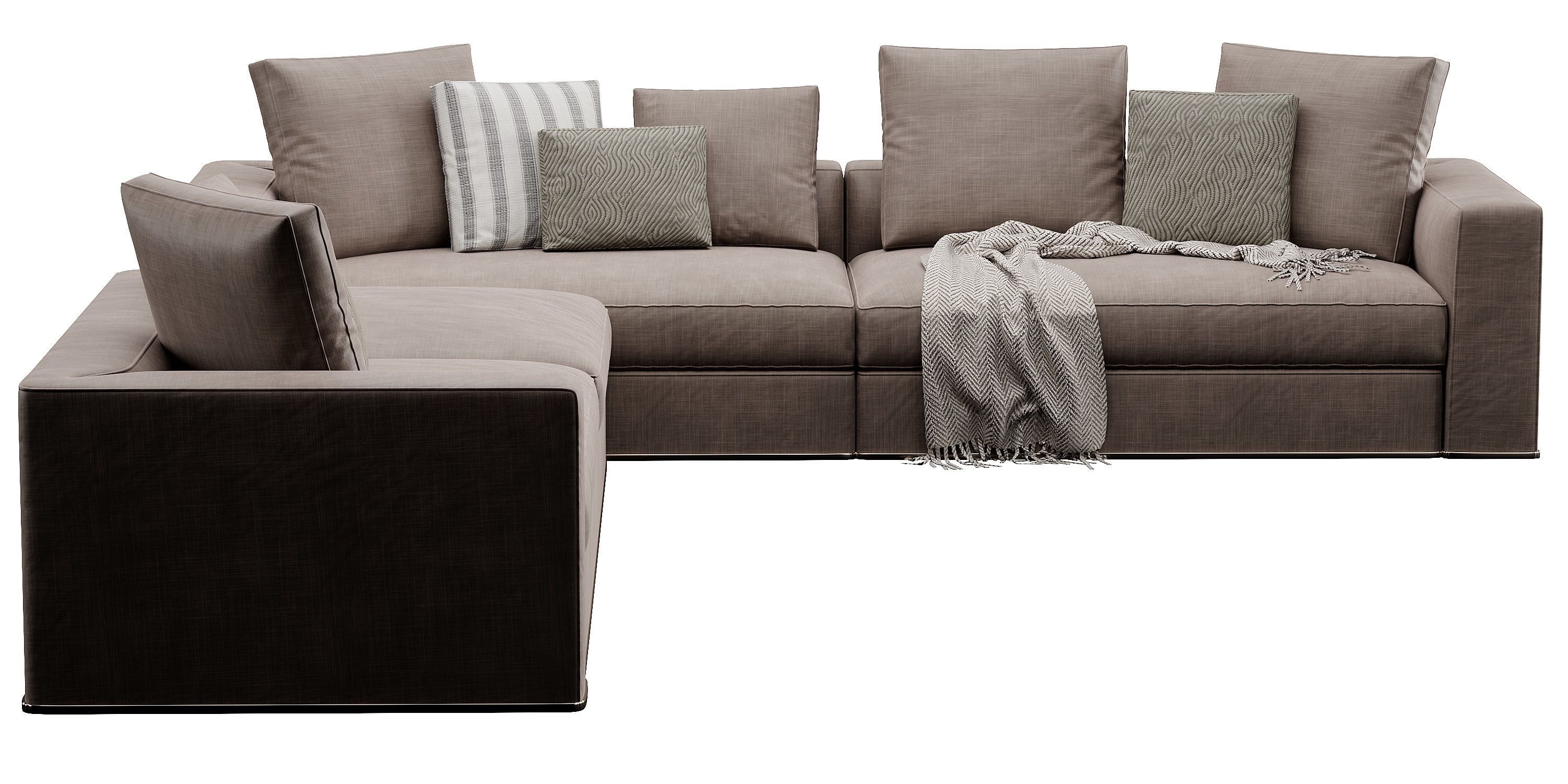 Powell Sofa 3D model_5