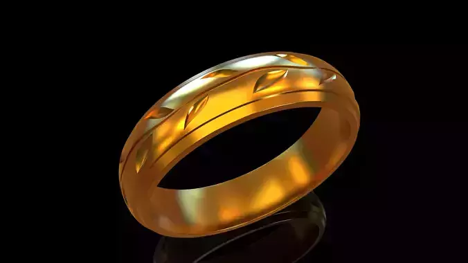 Printed jewelry ring design