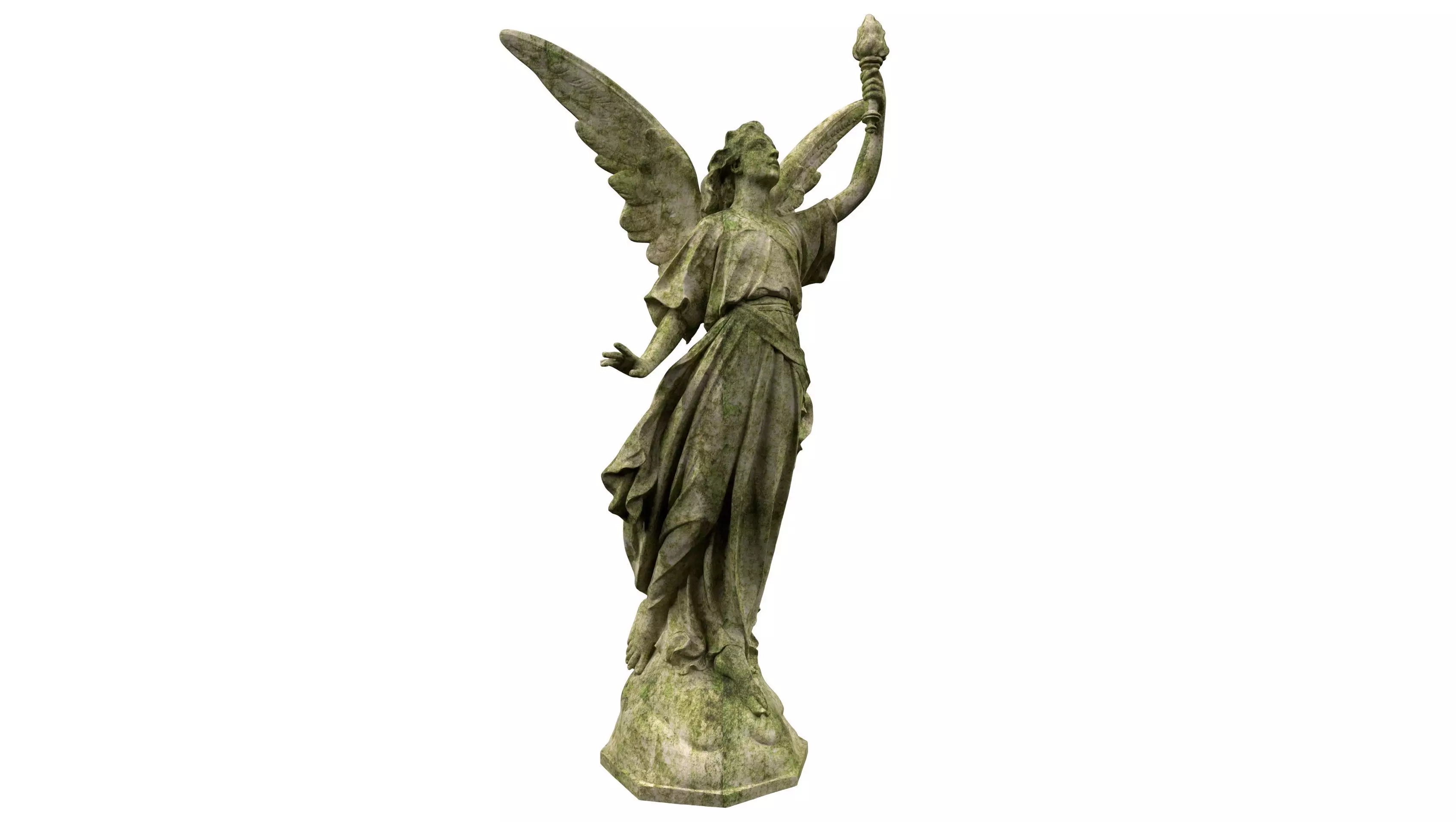 Statue of Lady Geo 3D model_0