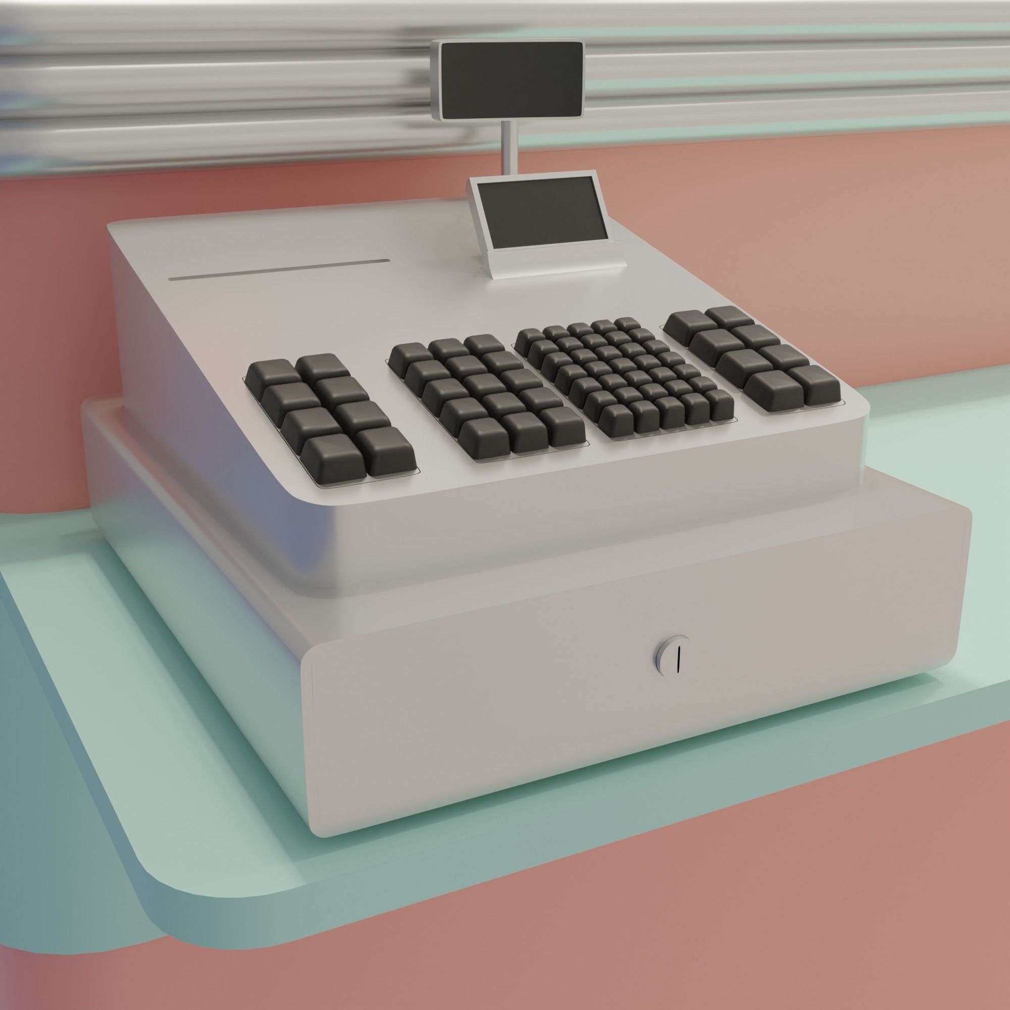 American diner 3D model_20