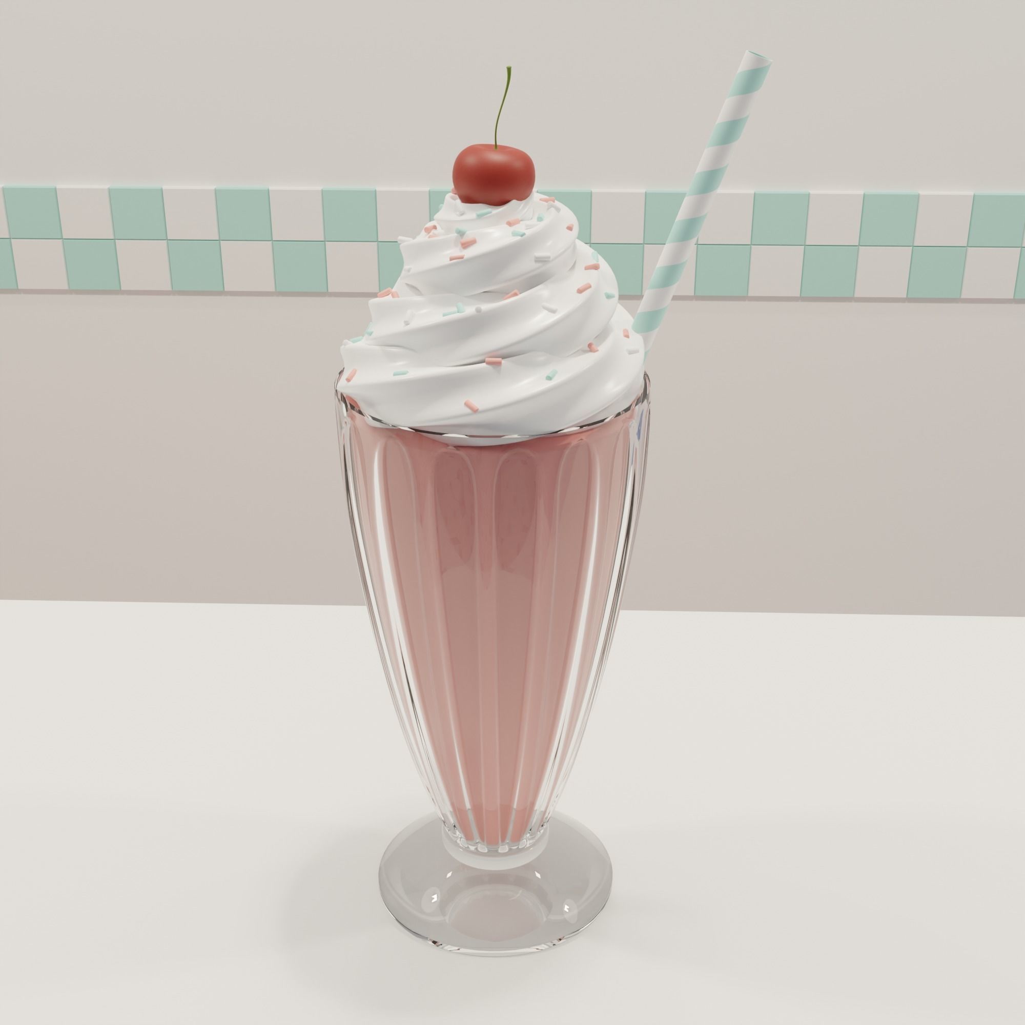 American diner 3D model_17
