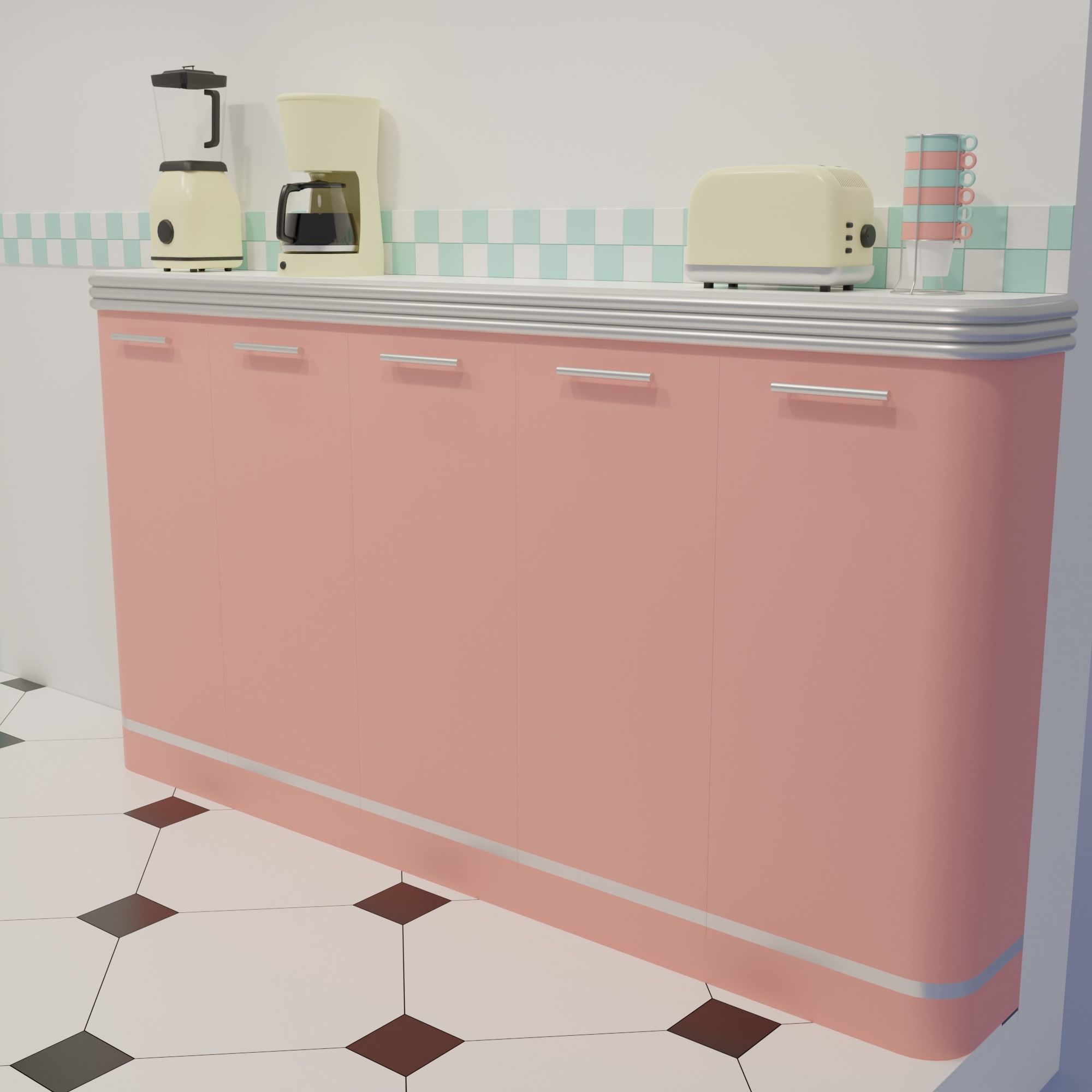 American diner 3D model_21