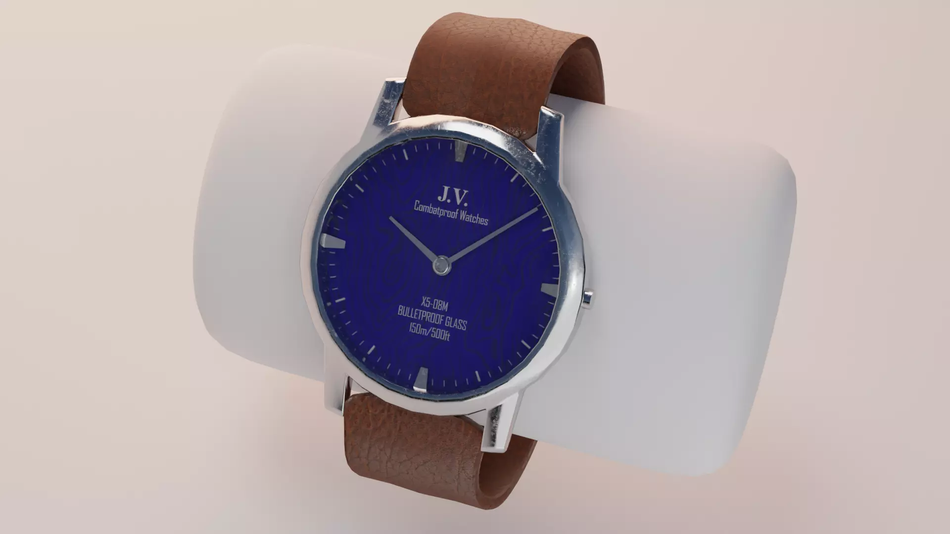 Free Low Poly Watch Free low-poly 3D model_0