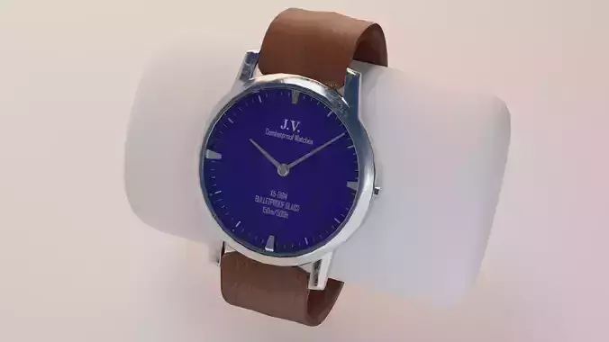 Free Low Poly Watch Free low-poly 3D model