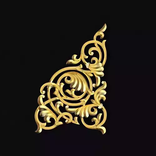 Central decor ornament for furniture