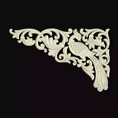 Central decor ornament for furniture