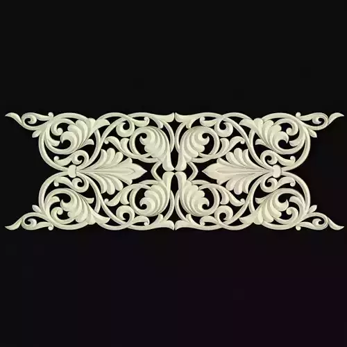 Central decor ornament for furniture