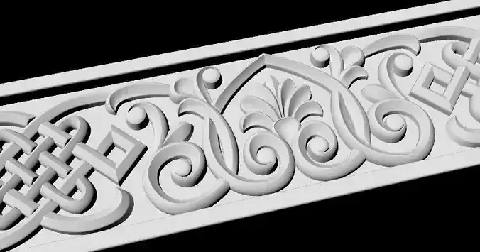 Central decor ornament for furniture