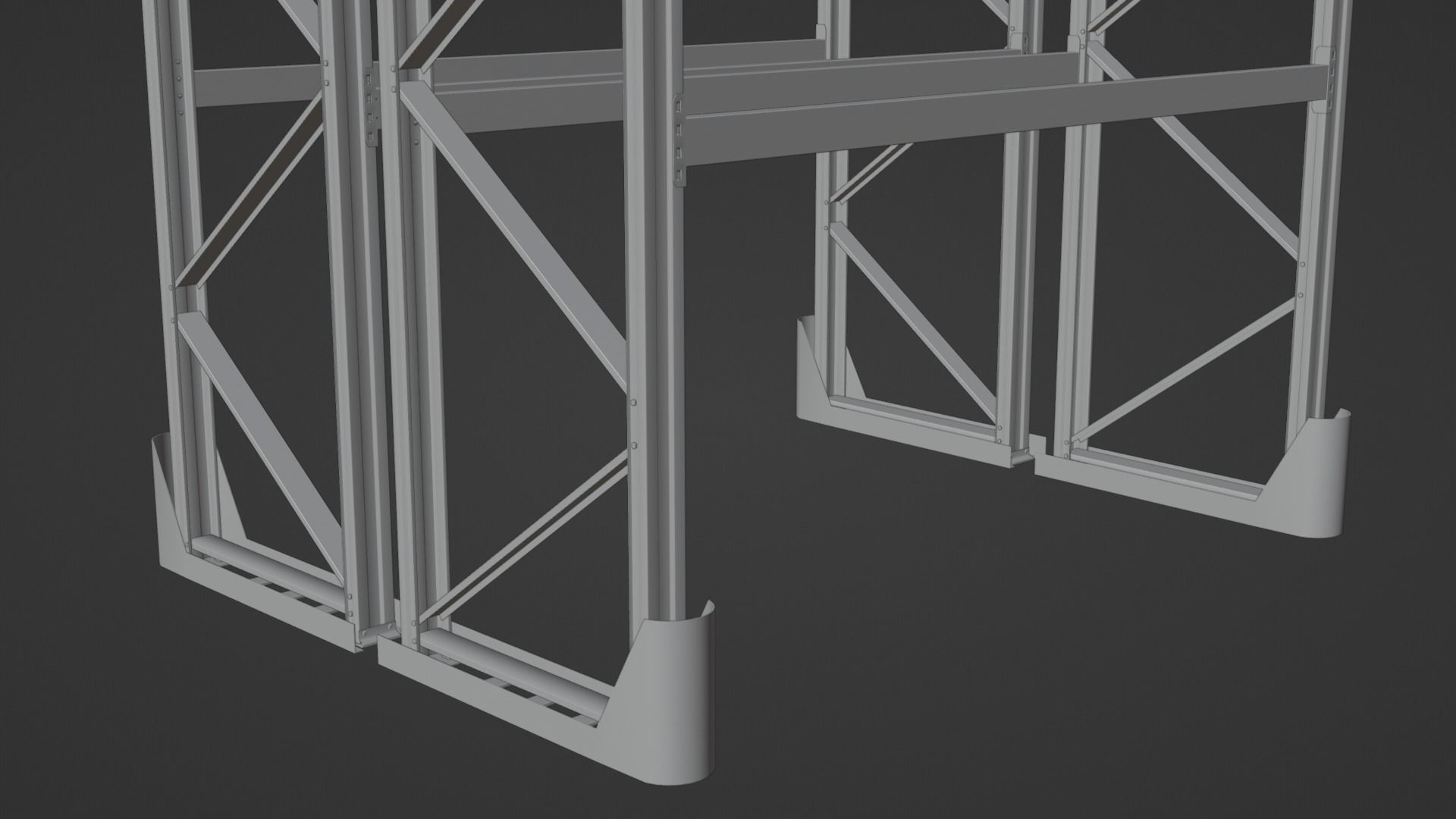 Pallet Rack Low-poly 3D model_18