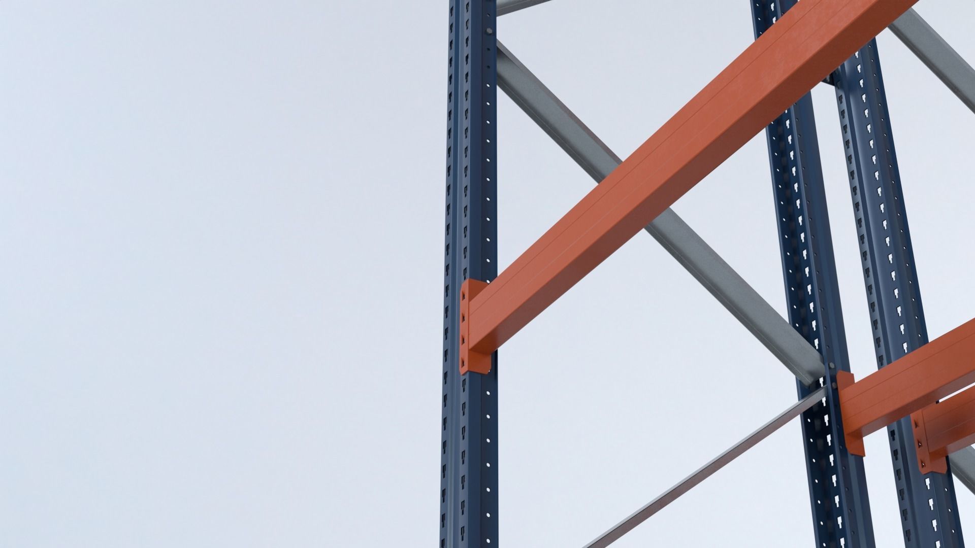 Pallet Rack Low-poly 3D model_5