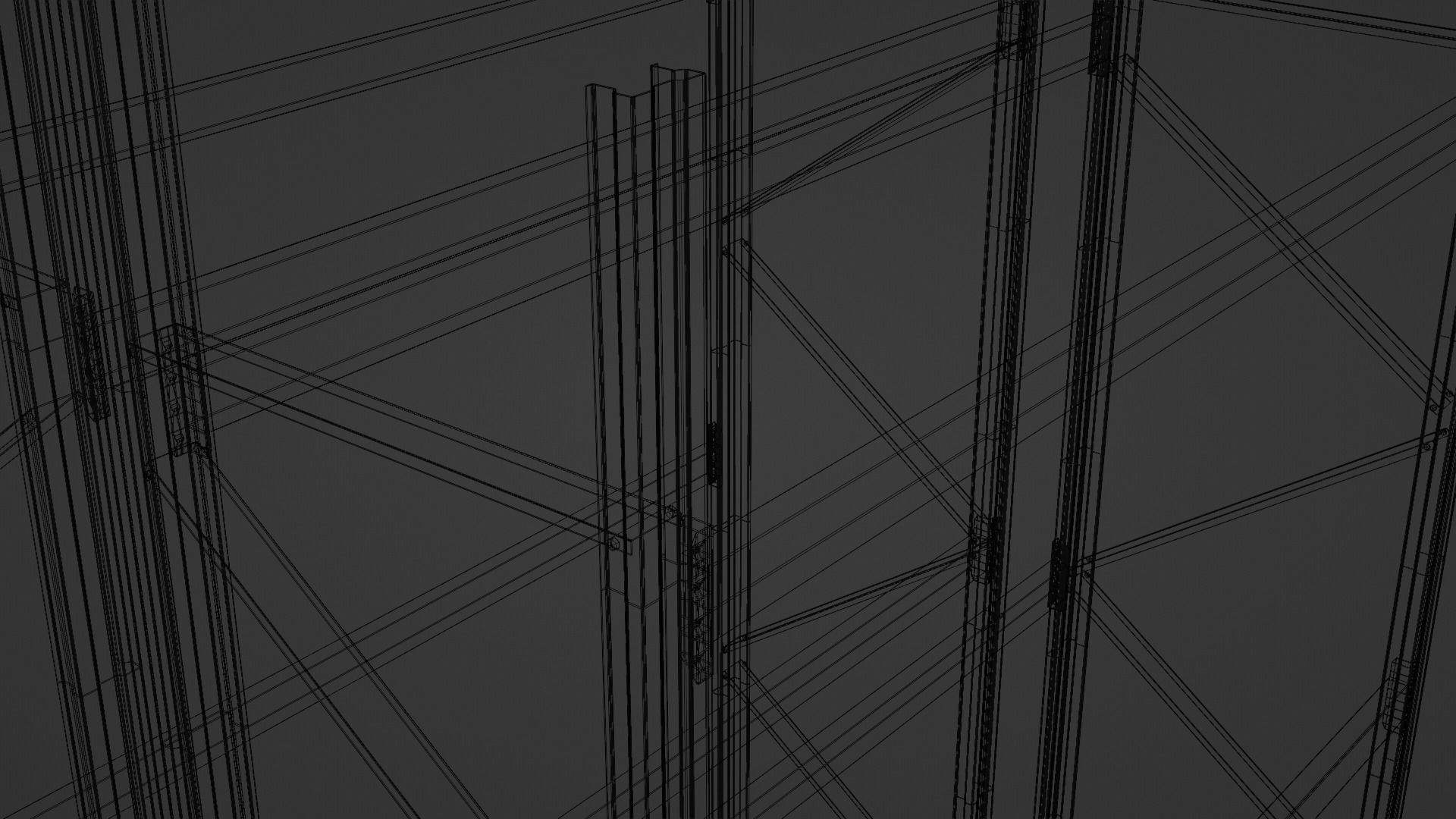 Pallet Rack Low-poly 3D model_19