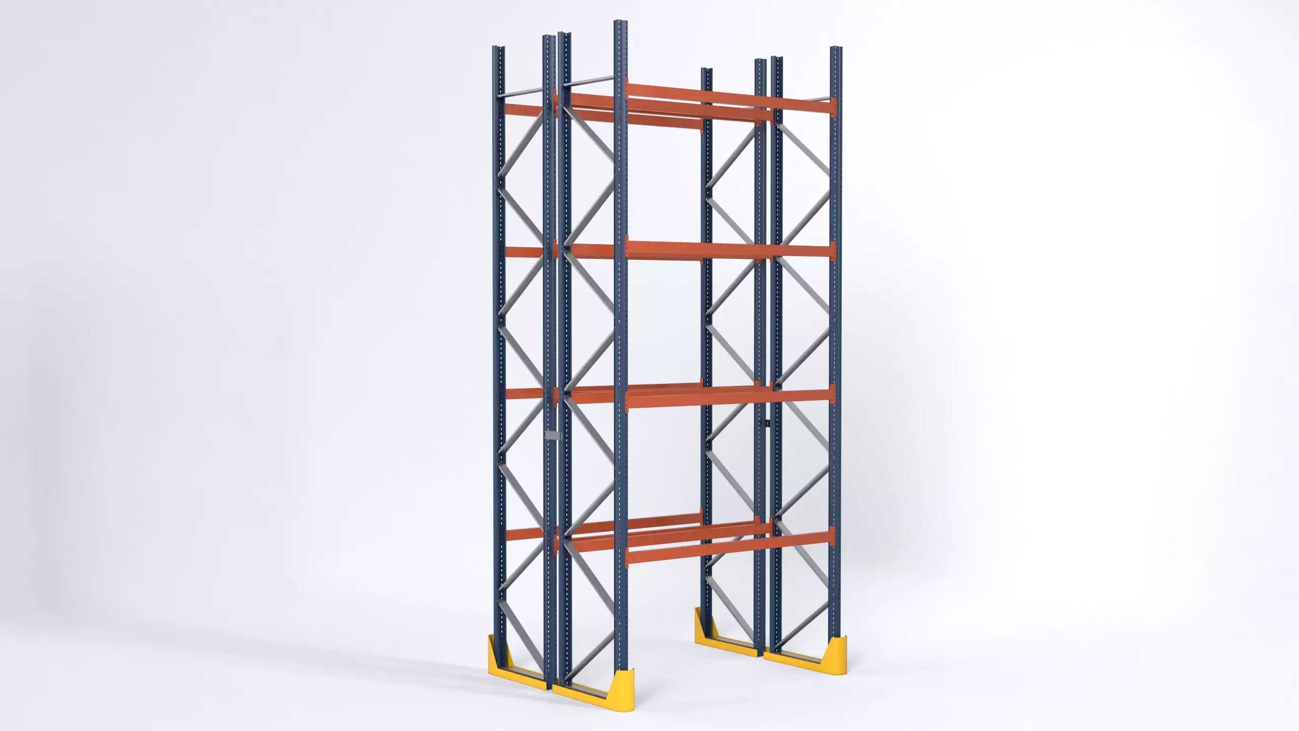 Pallet Rack Low-poly 3D model_0