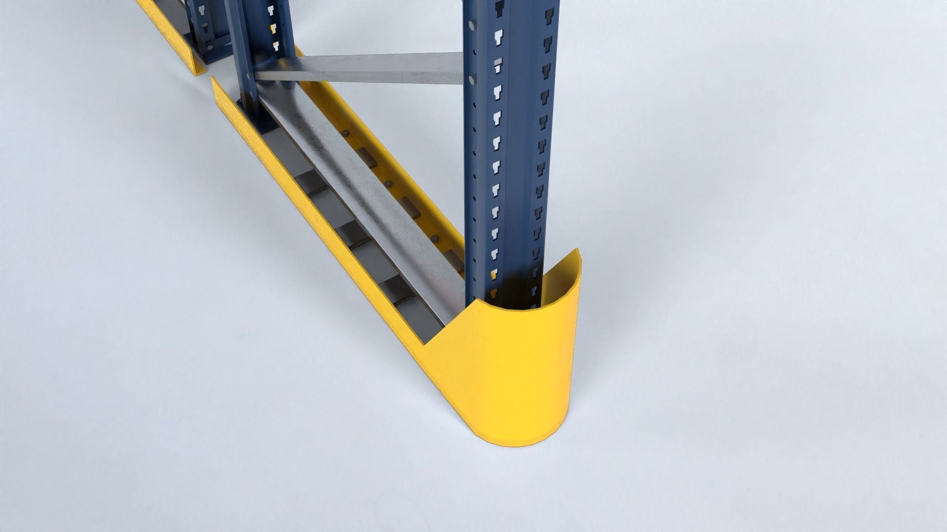 Pallet Rack Low-poly 3D model_3